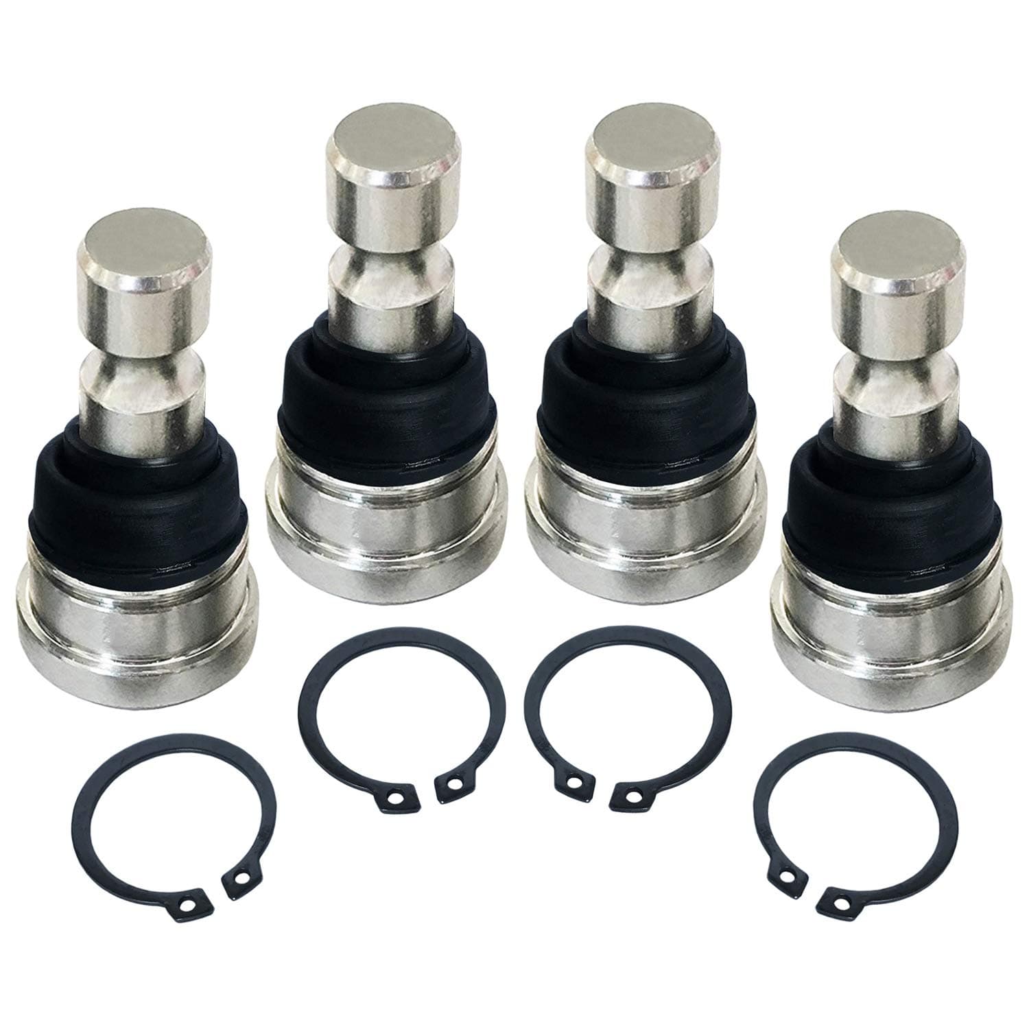 Ball Joint Set for All Polaris RZR 800 570 900, 10-20 Sportsman 850,15-20 Scrambler 1000,Polaris Ranger 800 900 XP/Crew,4pcs ATV/UTV A-Arm Front Ball Joints Set Upper and Lower Replaces 7061220