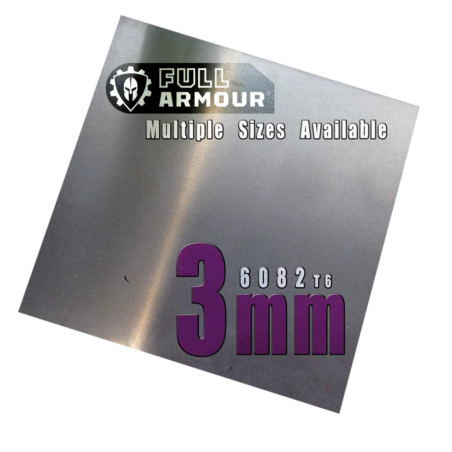 3mm Aluminium Sheet Plate (100mm x 100mm)