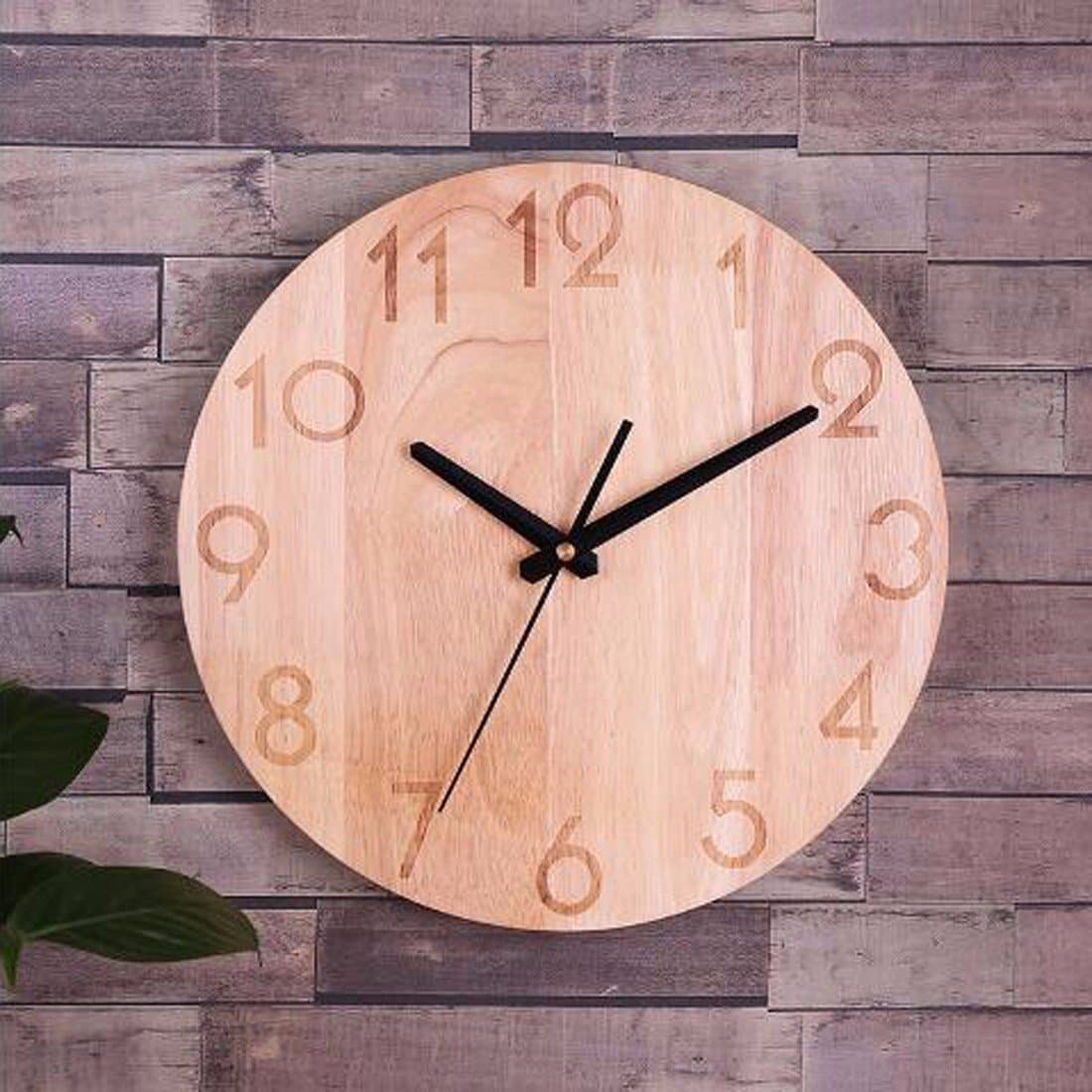 Wall Clocks Simple Living Room Wall Technology For Wood Carving A Round The Clock Type Clock Log