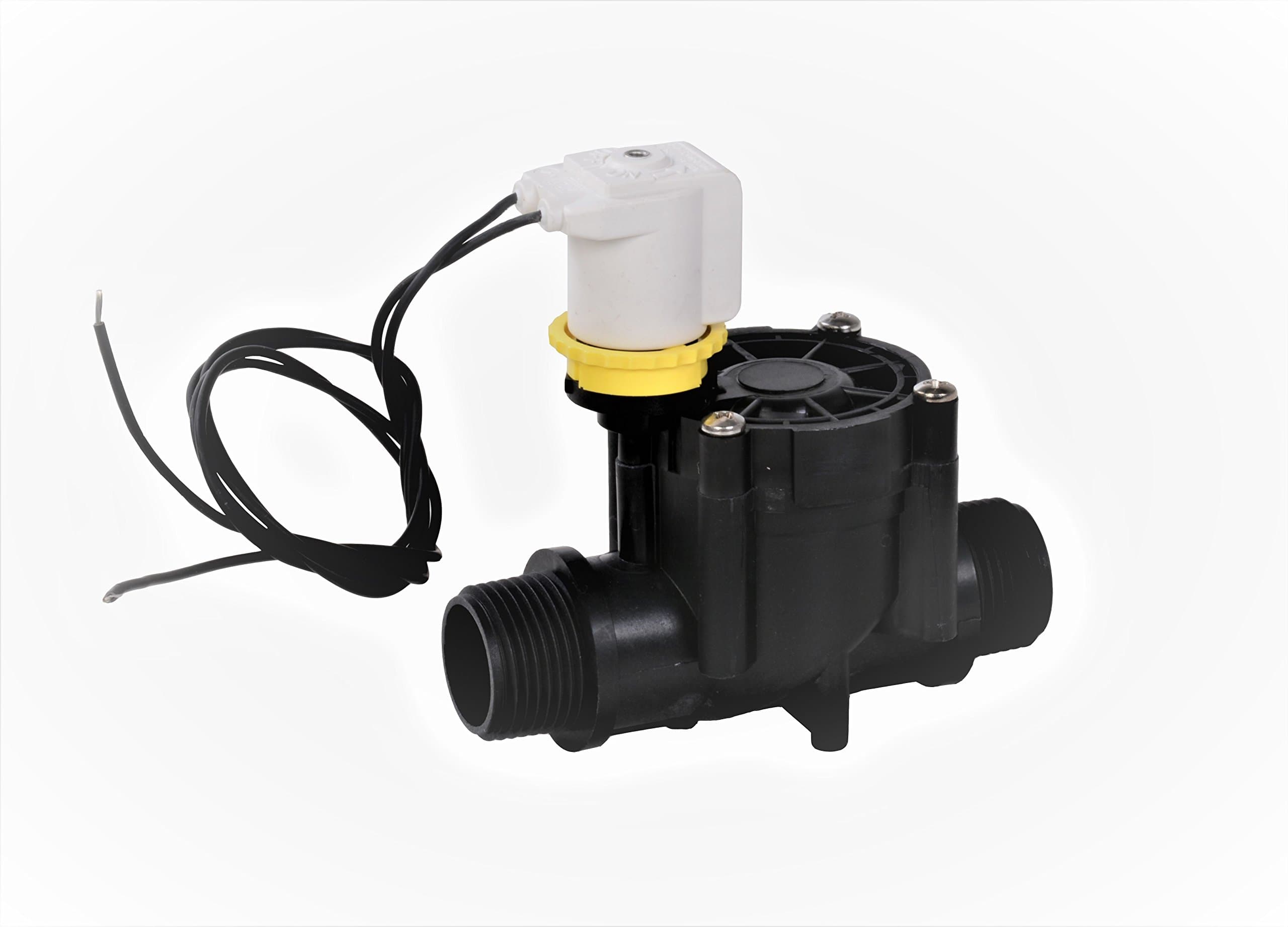 RPE Electric Betätigtes Magnetic Valve 1 Inch Internal Thread 24 VAC Motor without Flow Control, 13 x 14 x 7 cm – Black ND630