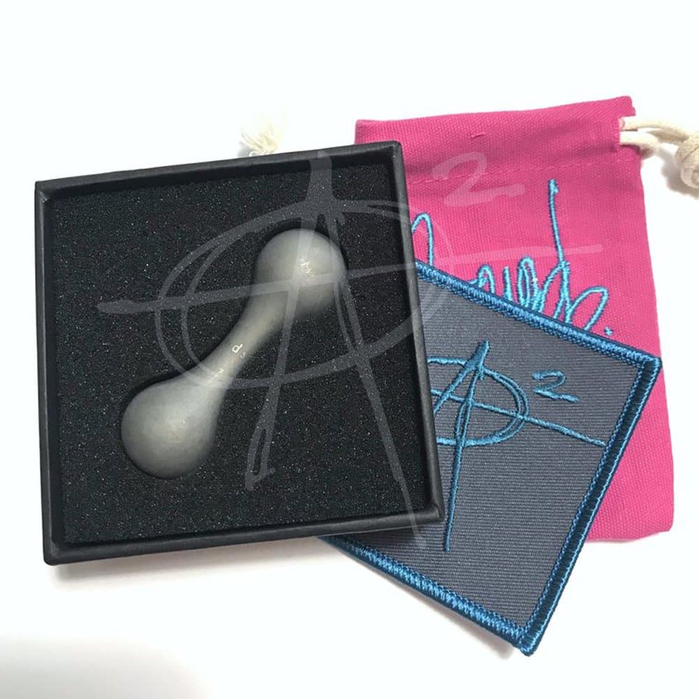 AroundSquare Knucklebone Skill Toy - Begleri - (Titanium)