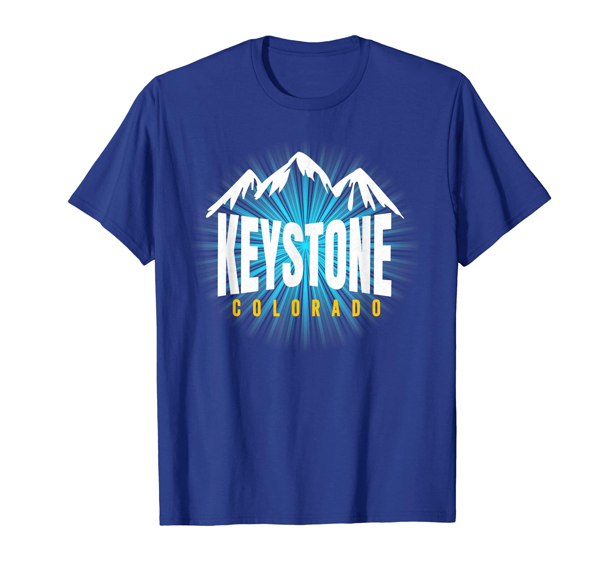 Keystone Ski & SnowboardSki Keystone Colorado Skyline Rocky Mountains Blue Sky Light T-ShirtOEKO-TEX STANDARD 100