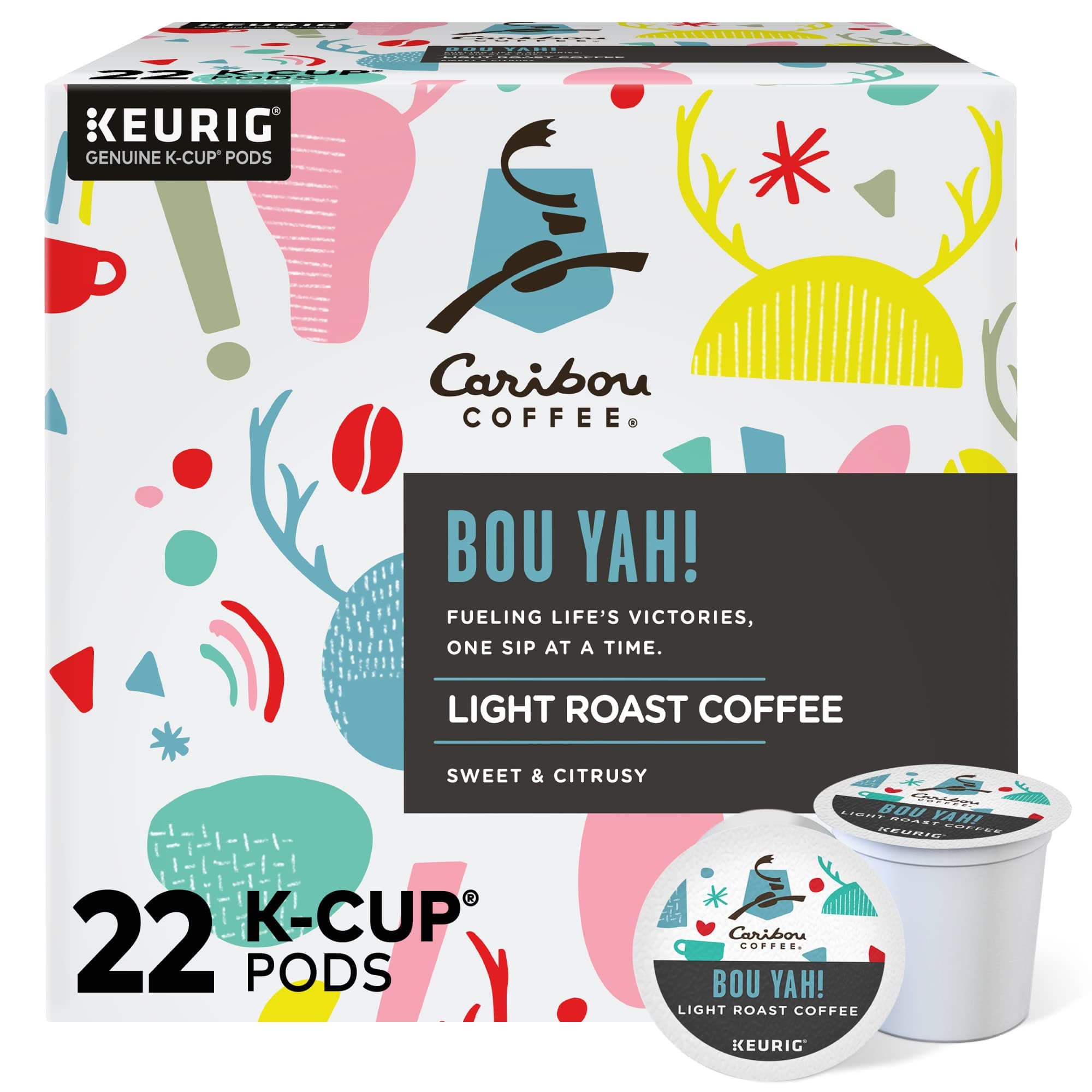 Bou-Yah, Keurig Single Serve K-Cup Pods, 22 Count