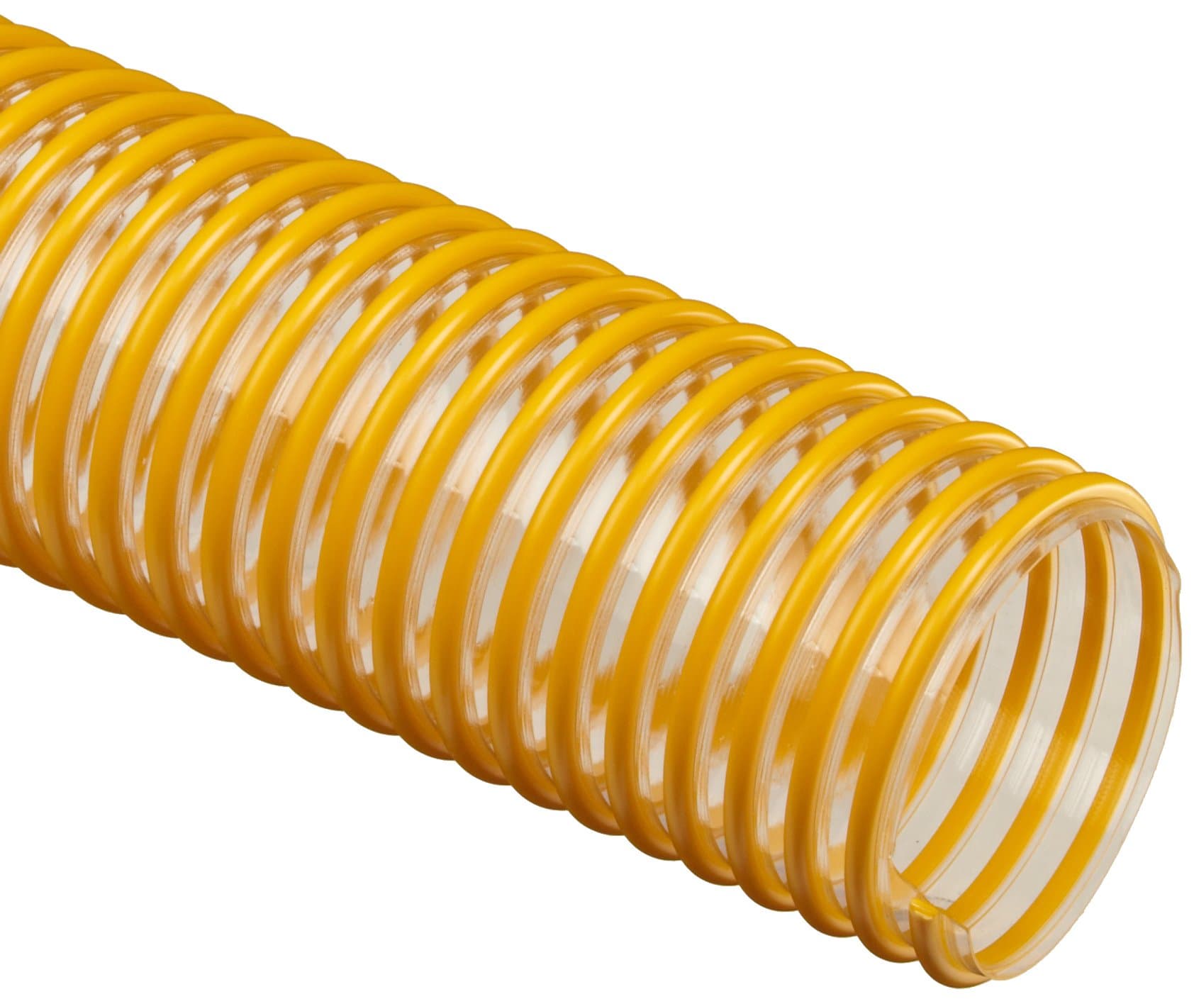 Flex-Tube PU Polyurethane Duct Hose, Clear, 4" ID, 0.033" Wall, 25' Length