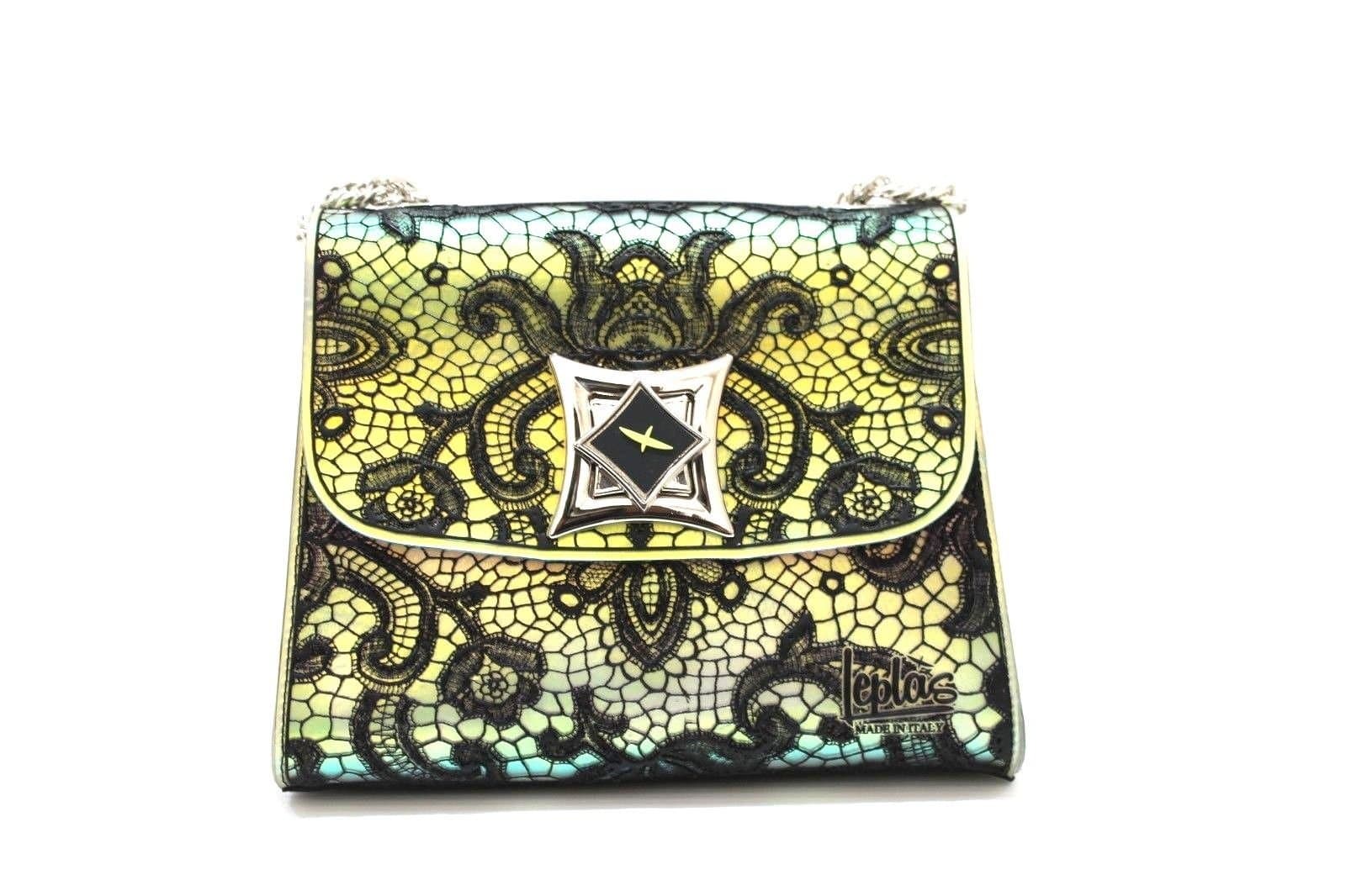 leplas Women's Cross-Body Bag verde e nero