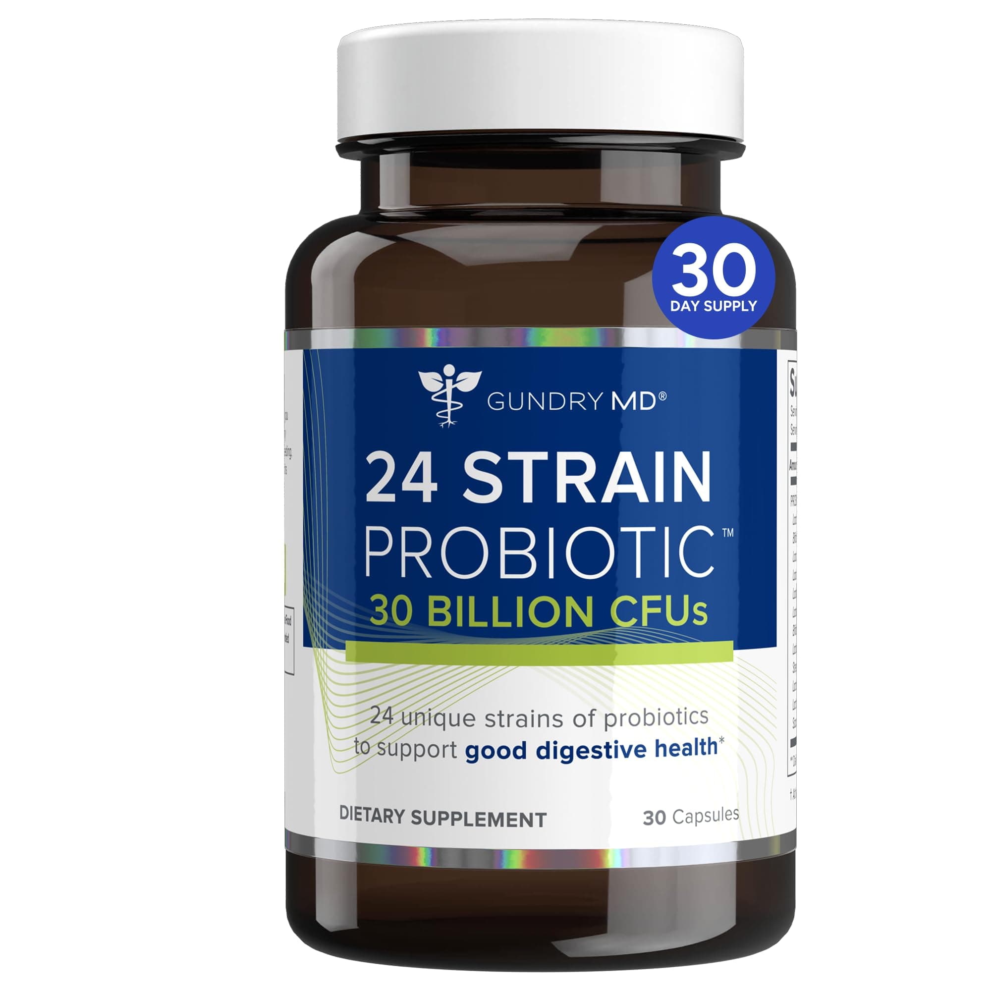 Gundry MD™ 24 Strain Probiotic with 30 Billion CFUs, 30 Count