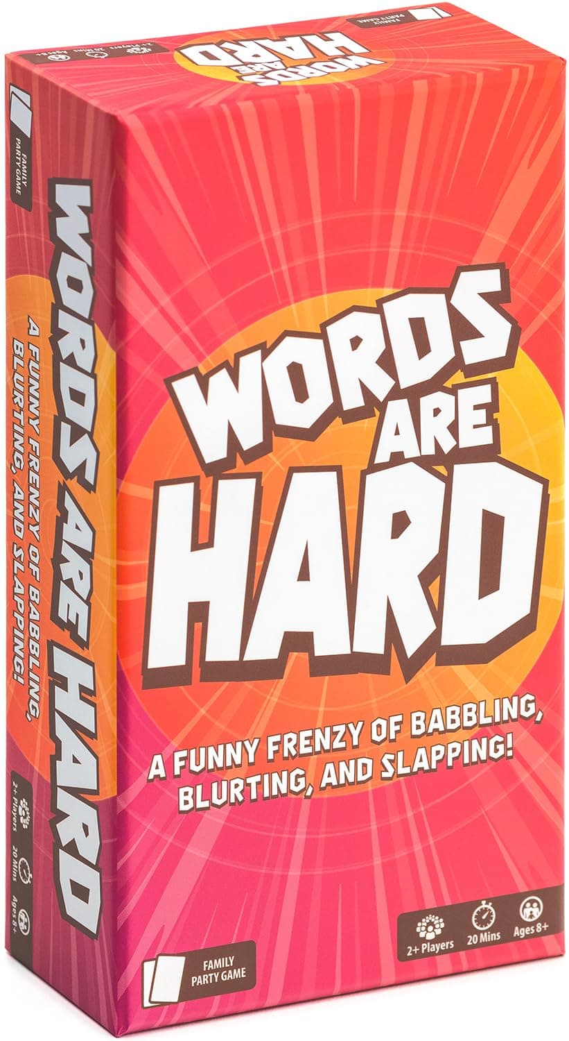 Words are Hard - Party Games - Family Card Games - for Kids 8 and up - for Adults - Family Game Night - Travel Game - Laugh Out Loud