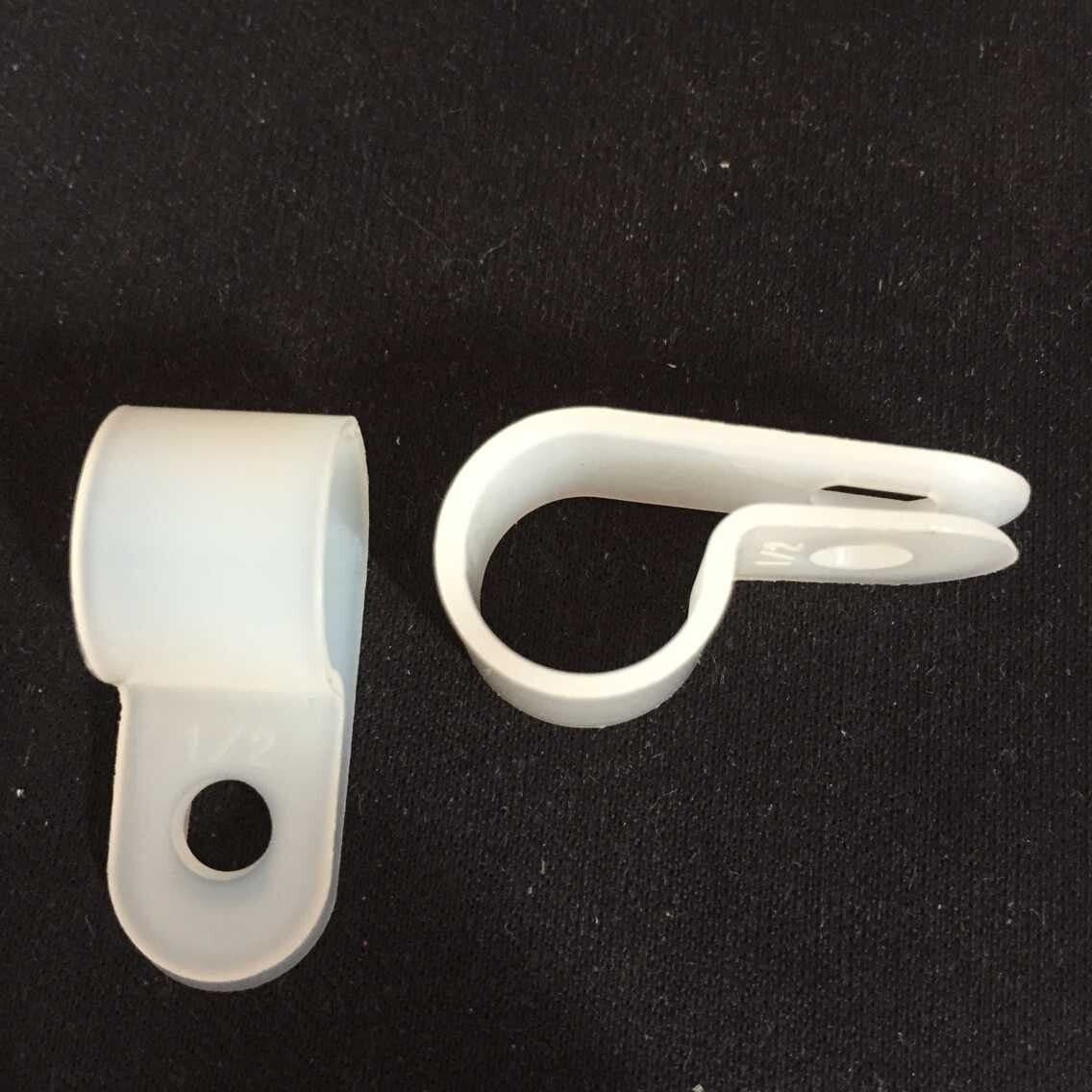 1/2" Rope Light P-style Mounting Clips (200 Pack)