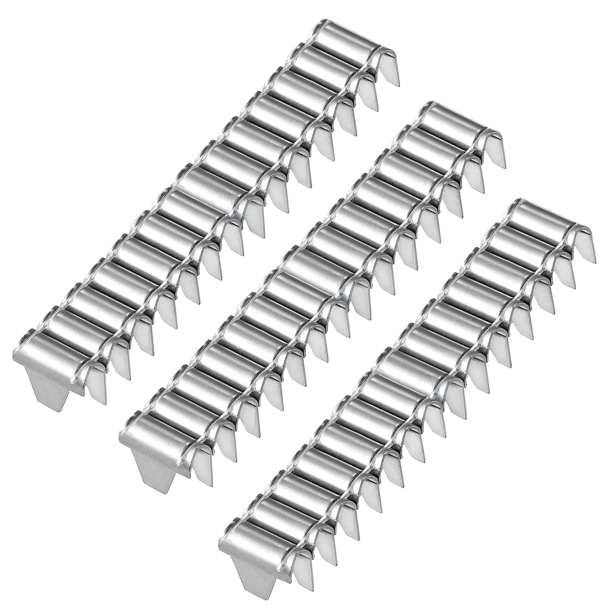 meite M66 Clinching Clips, 3/4 Inch Crown Galvanized Clinching Clips for M66 Clinching Clipper Tool Staples for Bedding, Wire Fencing (6,660 Counts)