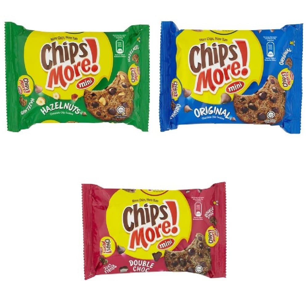 Chips More Mini Chocolate Chip Cookies 10 Packs x 88g (Mix)