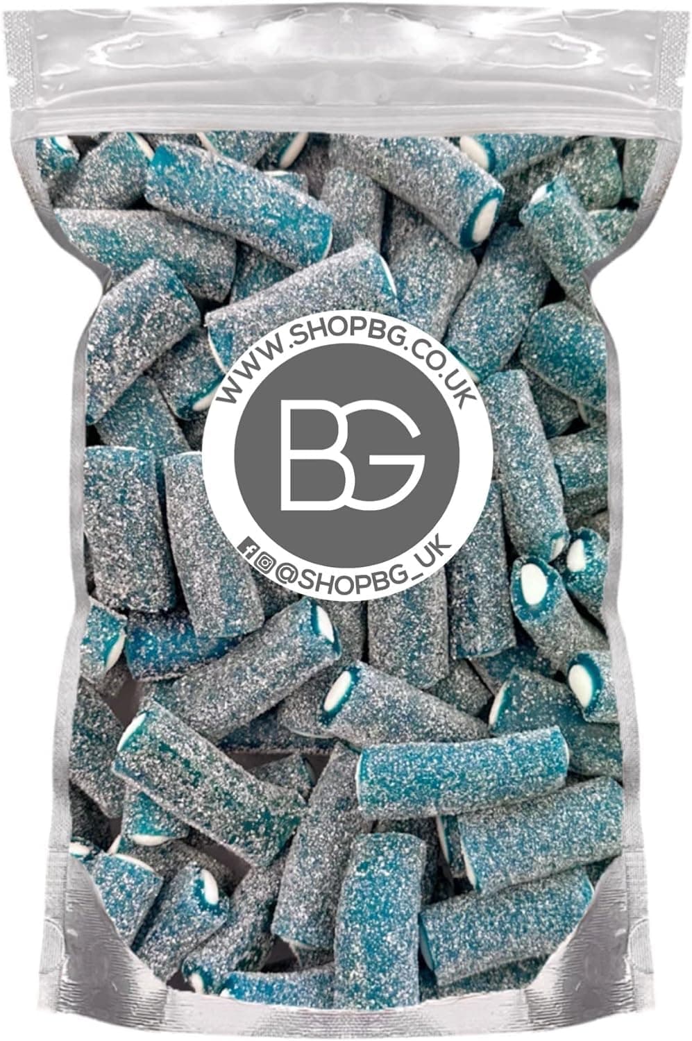 BG Pick & Mix Sweets Candy Pick n Mix Choose Your Sweetie Pouch 800g (- Fizzy Raspberry Rockets)