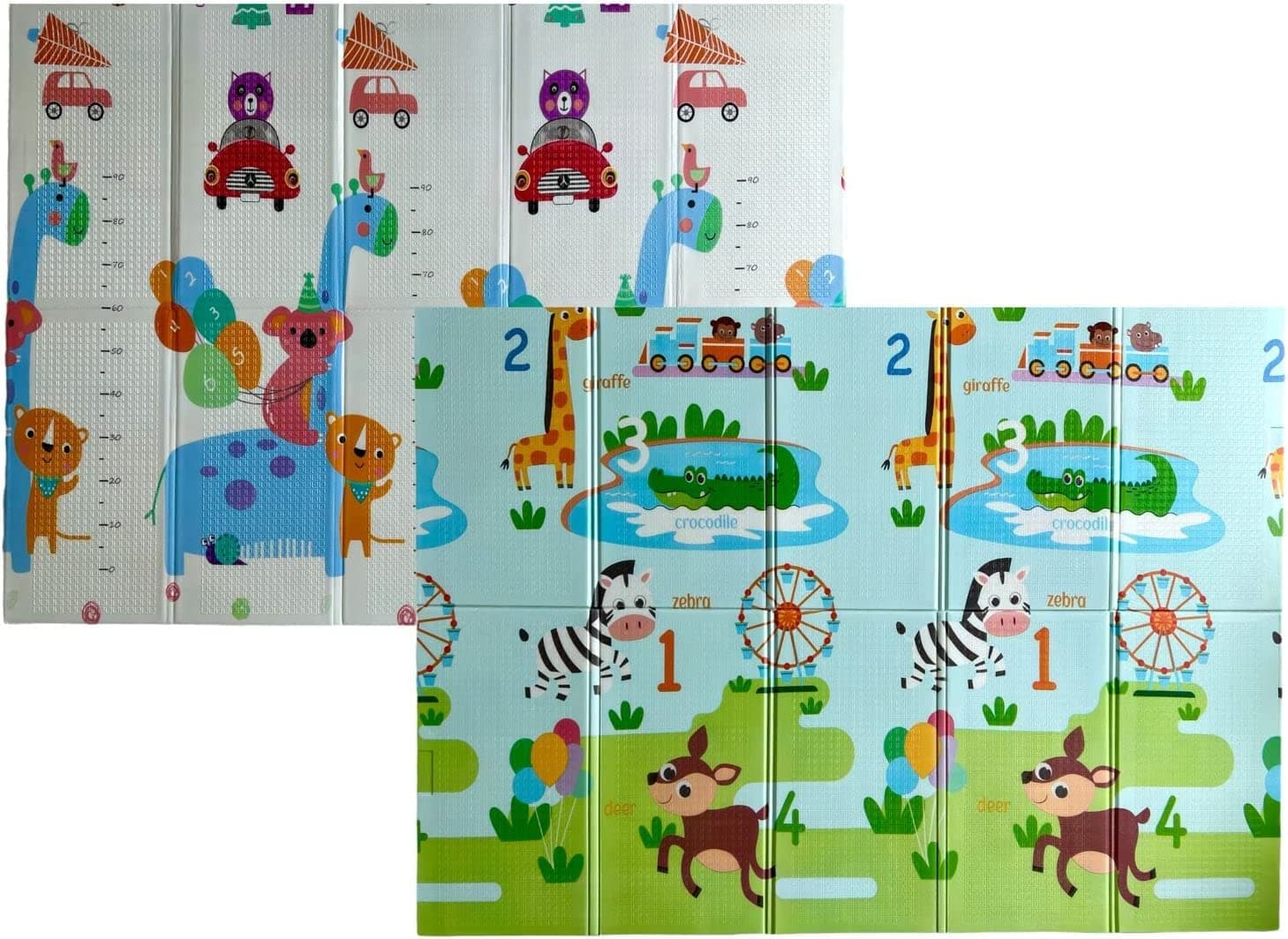 Foldable Baby Play Mat, Waterproof Foam Floor Baby Crawling Mat -FR137-1 (150 * 180 cm) (Multi Design)