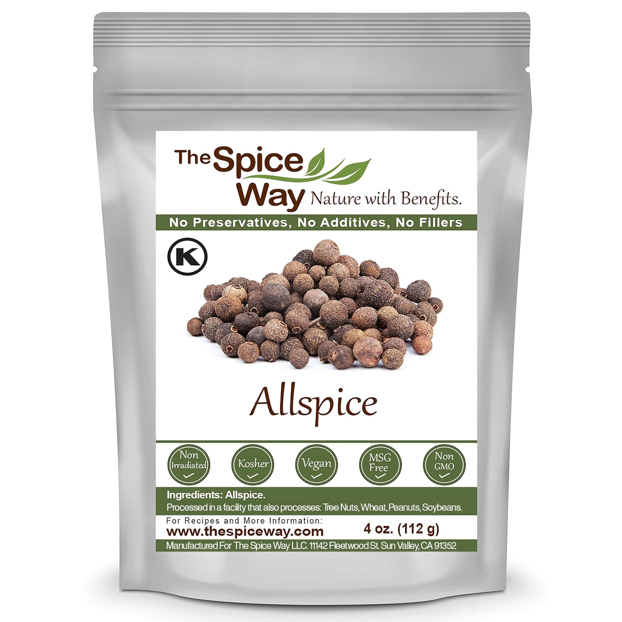 Allspice - Whole (4 oz) a multipurpose berry for curries, sauces, soups and even pastries