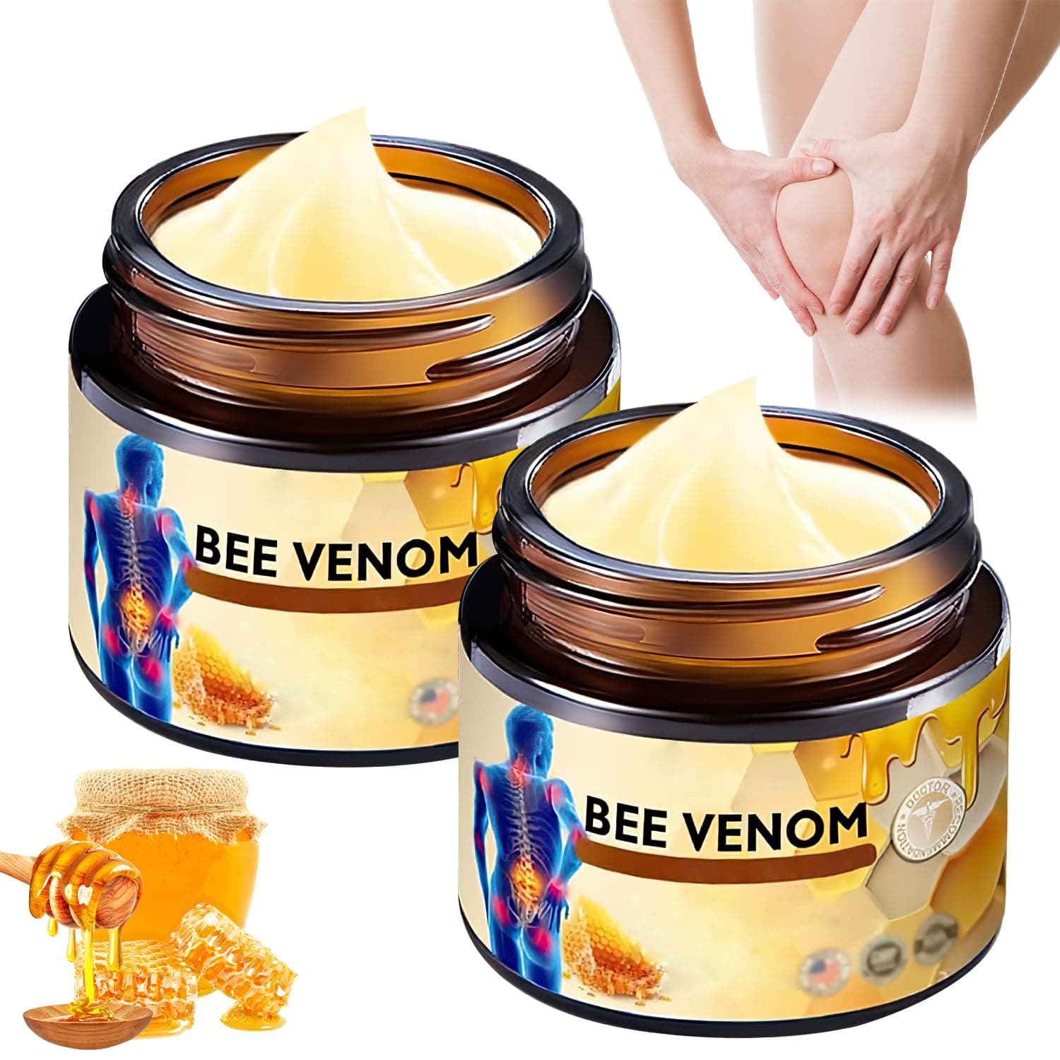 2PCS Bee Venom Cream,Moisturizing Cream