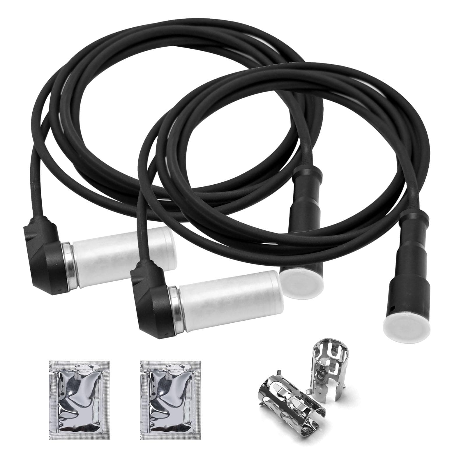 2 Pcs Truck Wheel Speed ABS Sensor Harness Replacement for Meritor Replacement for Wabco 4410328140 4410326180