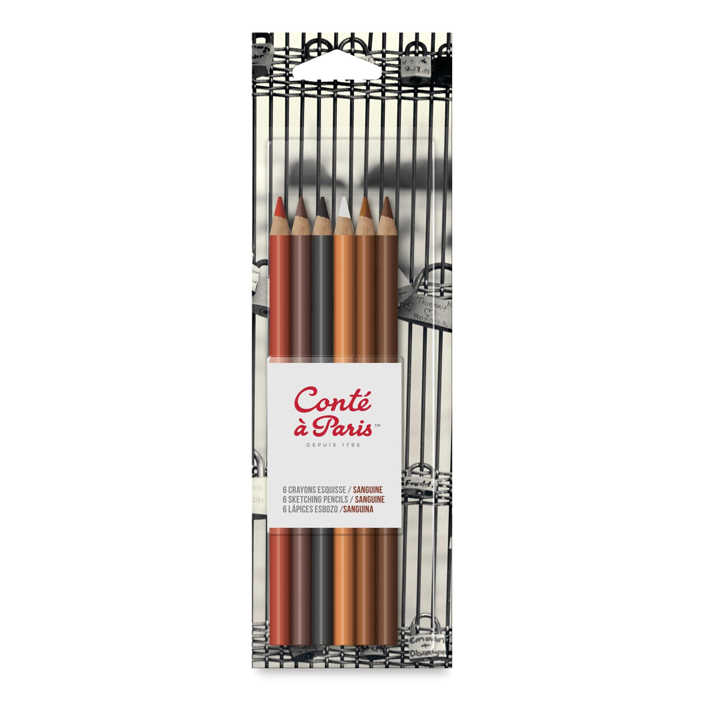 Sketching Pencil - Sanguine (Pack of 6)
