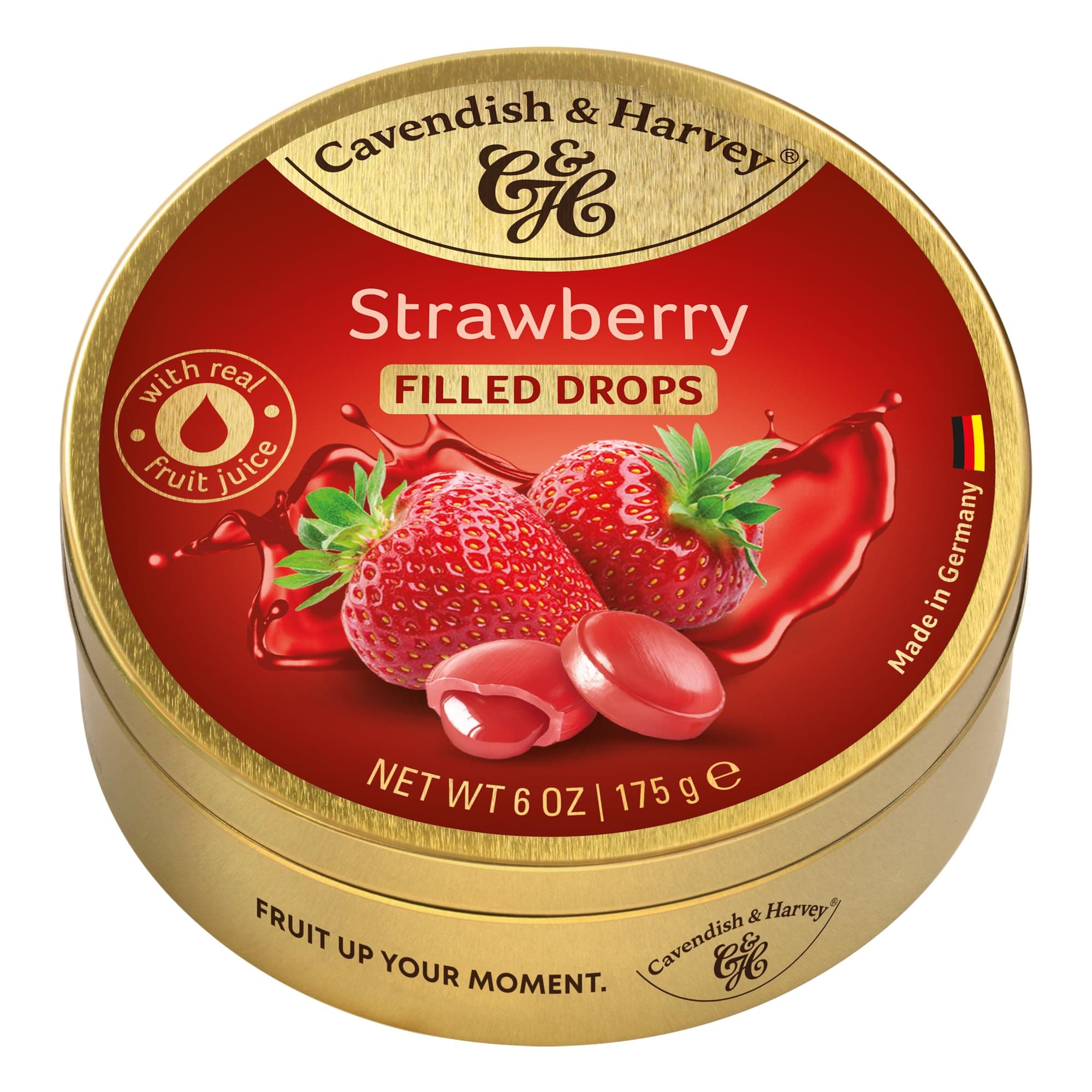Cavendish & Harvey Drops Strawberry, 175 Gram
