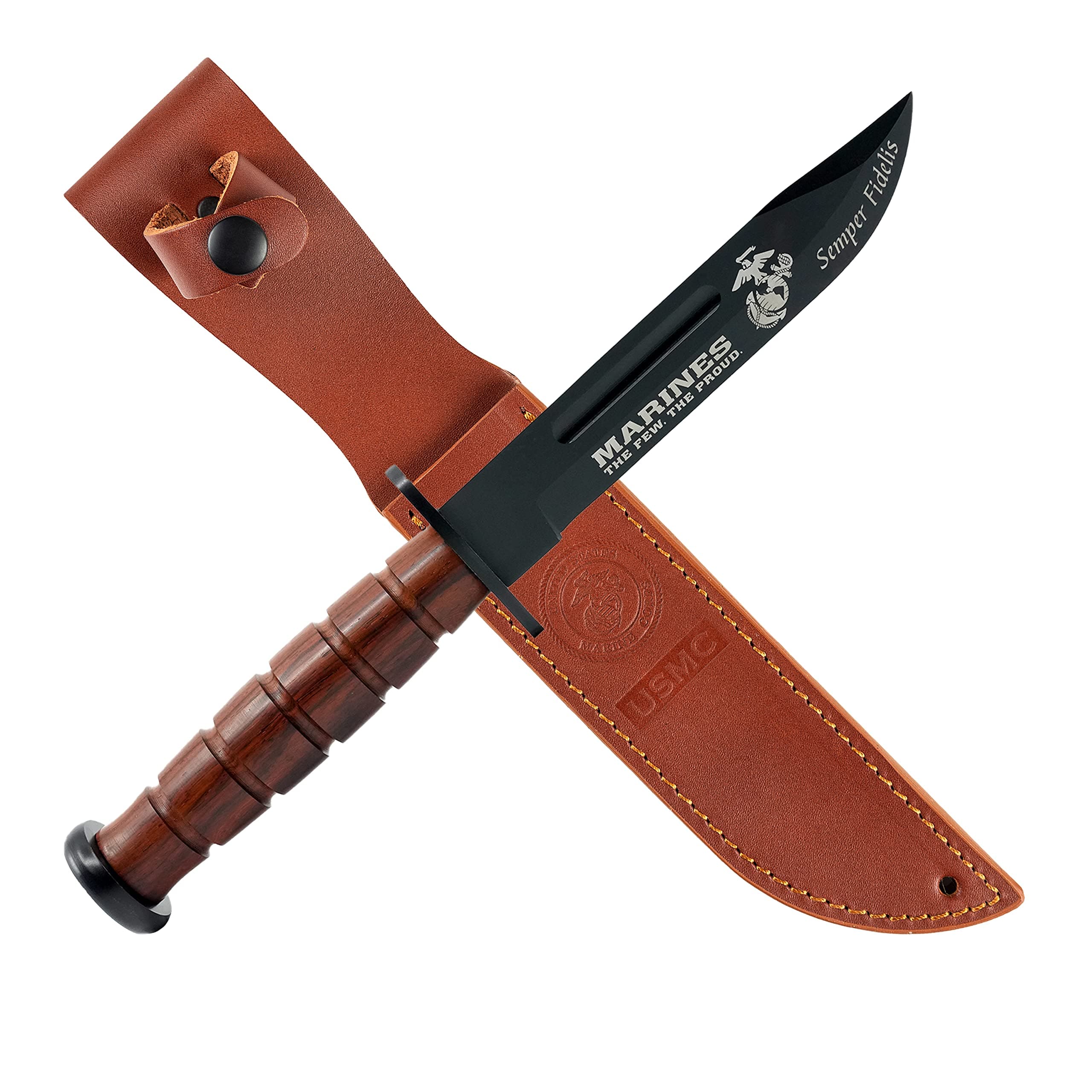 USMC Full Size Marine Corps USMC Fighting Knife | Disabled Veteran Owned SMALL Business | USMC Large Fignting Knife