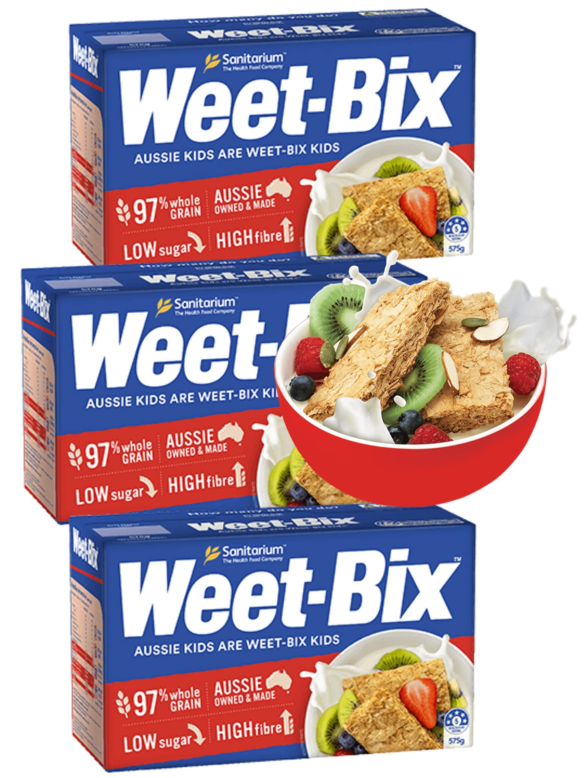 Sanitarium Weet-Bix 575g (Made in Australia) (3 Pack)