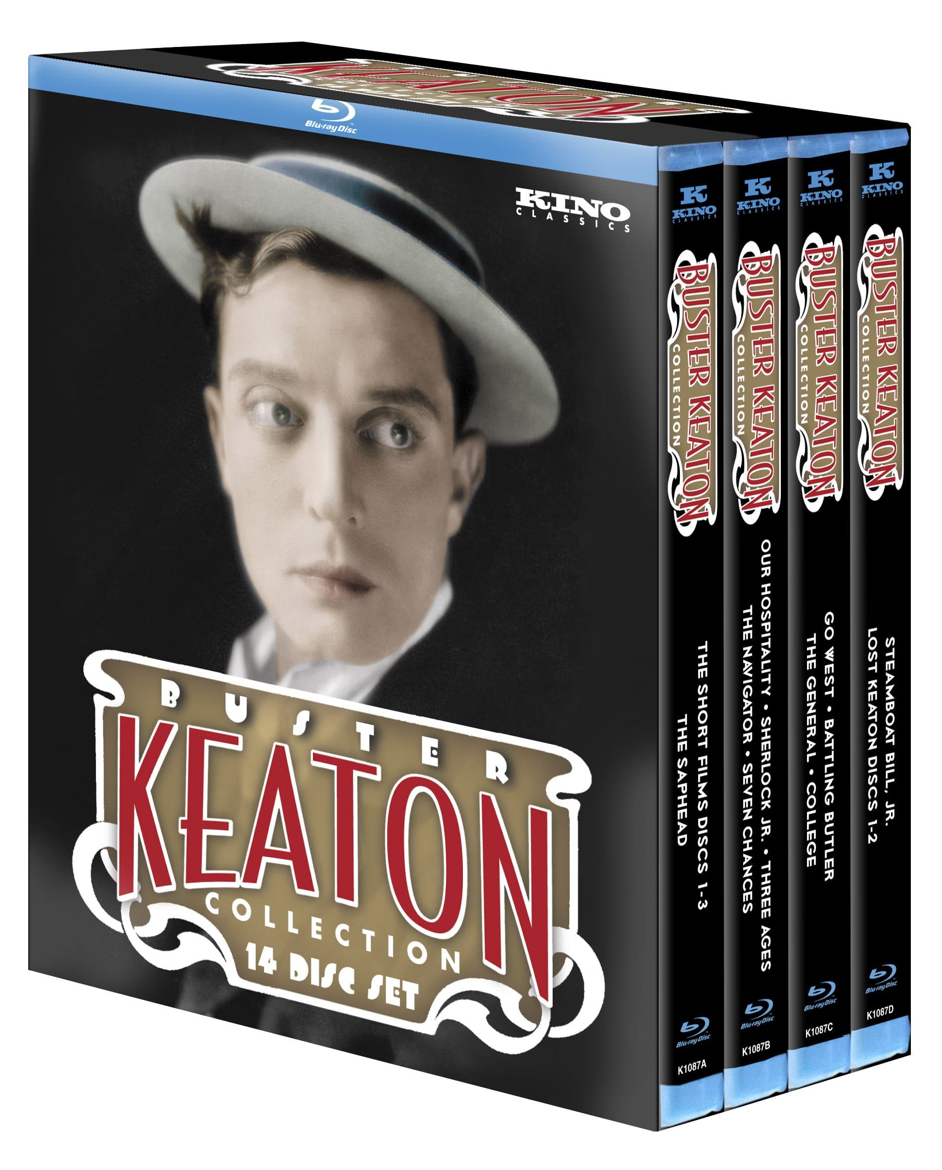 Buster Keaton Collection: 14-Disc Set [Blu-ray]