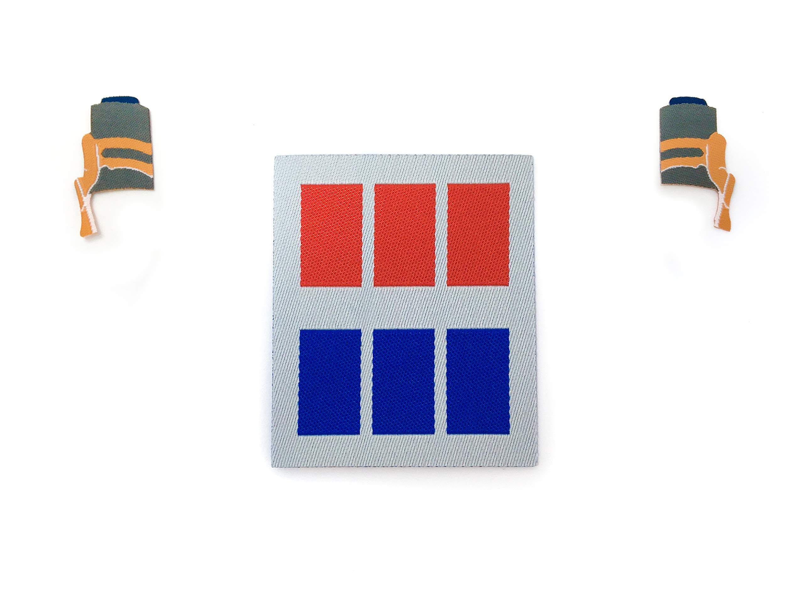 Commander/Captain - Imperial Officer Rank Insignia Iron-on Patch, Woven Fabric Emblem Plaque Bar, Cosplay 501st Legion Costume