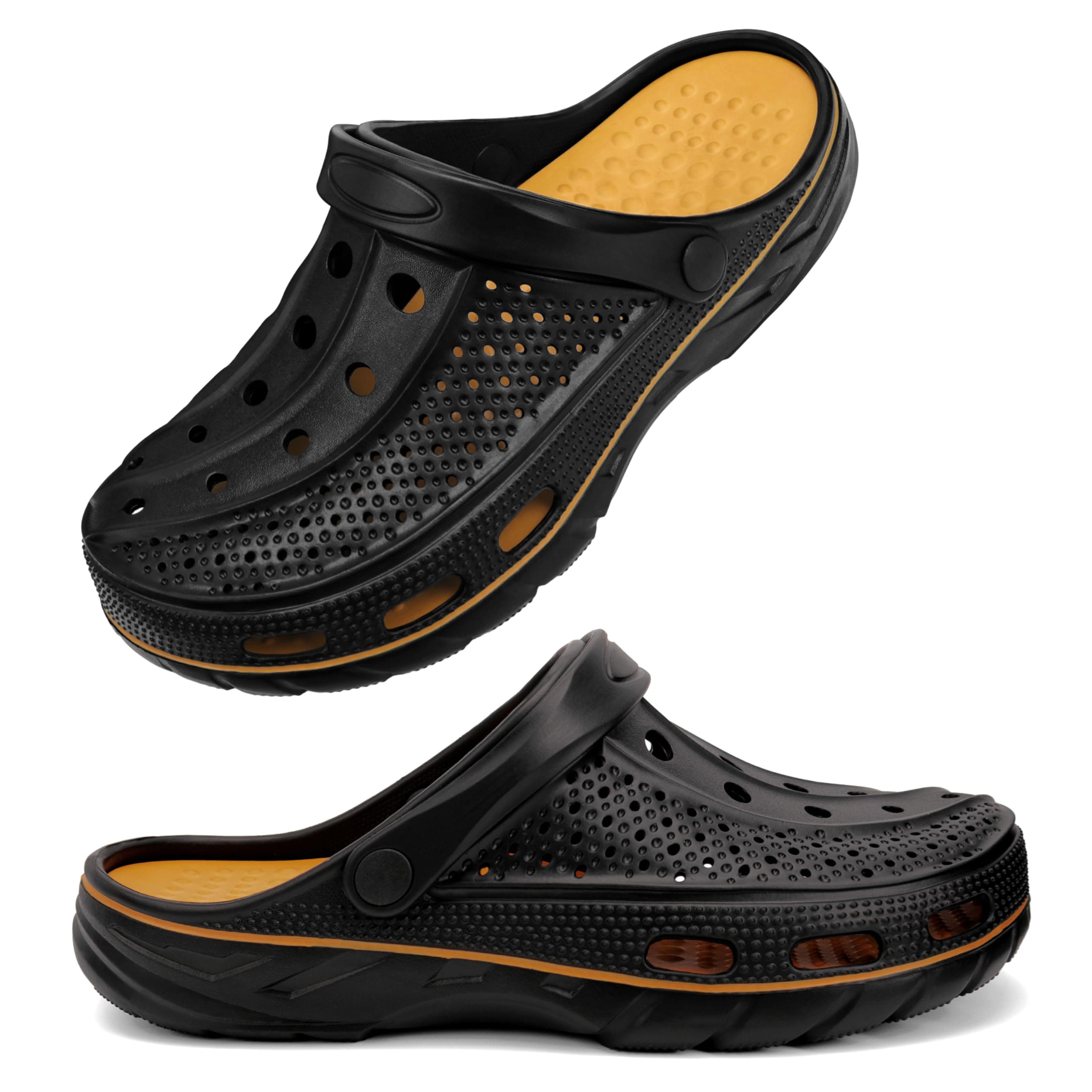 INMINPINWomen's Men's Comfort Summer Sandals Garden Beach Pool Slippers Outdoor