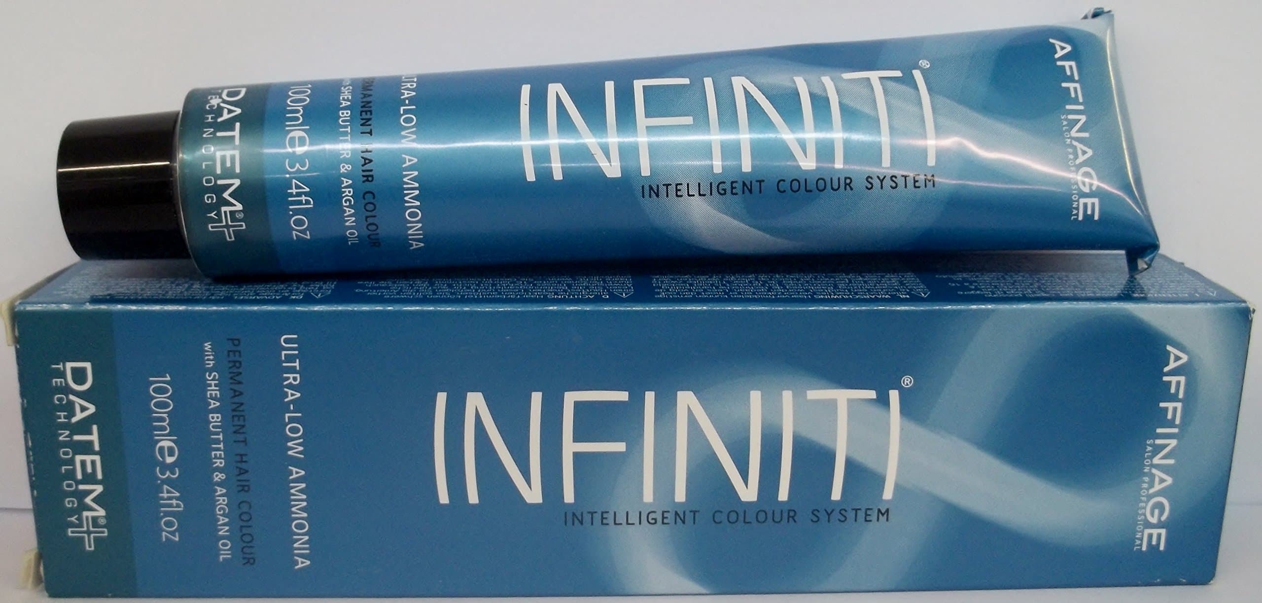 Infiniti by Affinage - Intelligent Colour System - Ultra-Low Ammonia Series Enriched with Shea Butter and Argan Oil - 3.4 Fl. Oz. Tube - Shade Selection: 7.76 - Loganberry