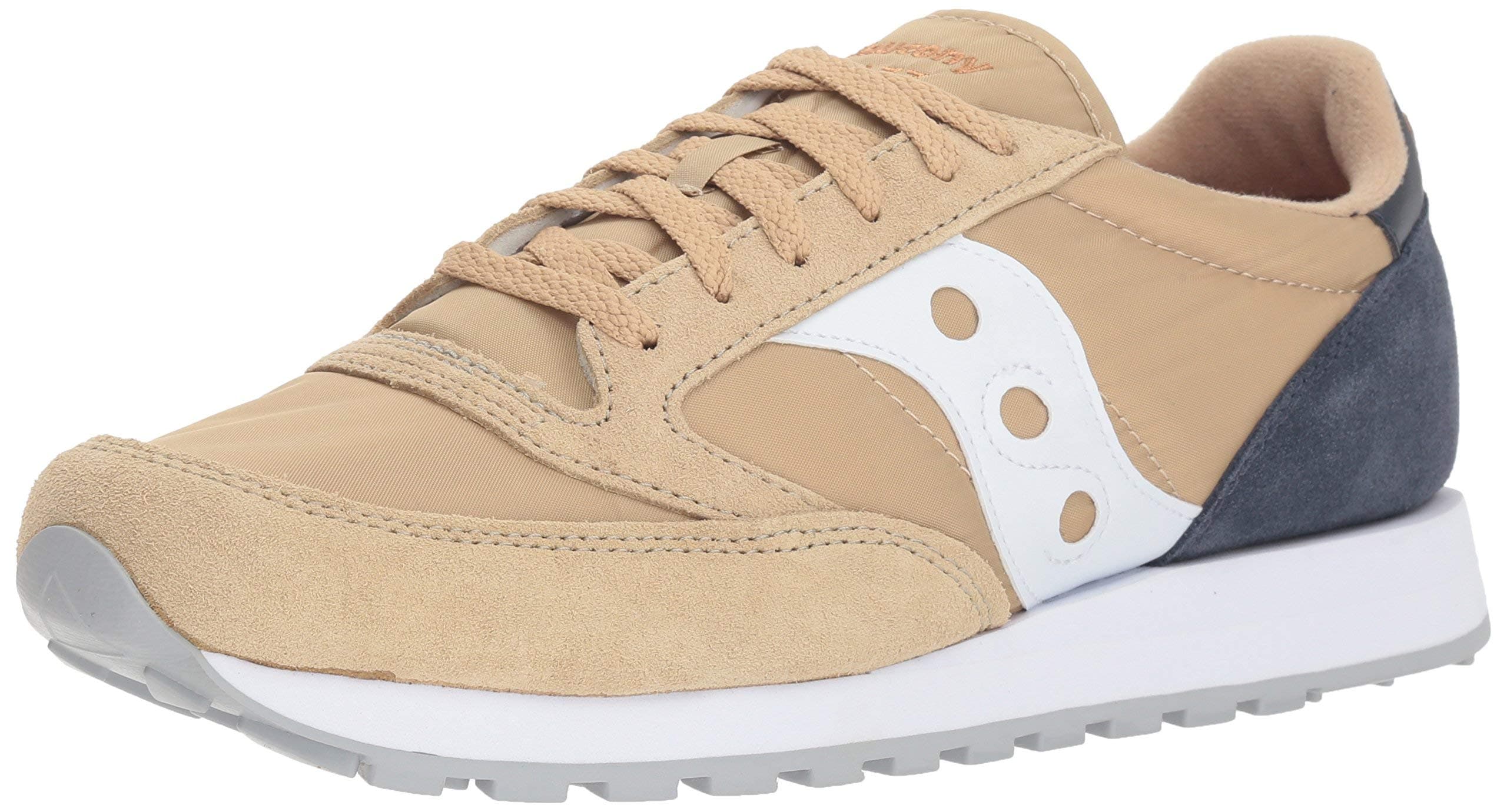 Saucony Originals Men's Jazz Original Sneaker, tan/Navy, 8.5 M US