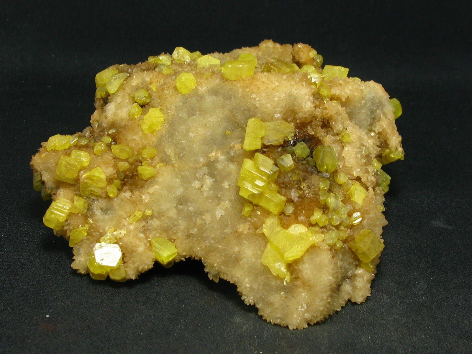 Sulphur Cluster From Italy - 4.3"