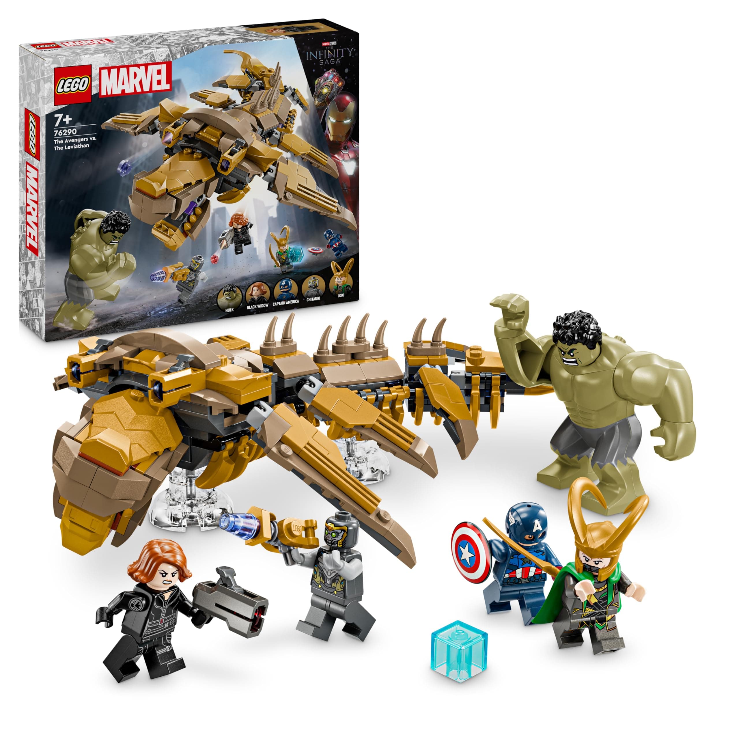 LEGO Marvel The Avengers vs. The Leviathan Playset 76290 Building Blocks Toys for 7+ Gift for Boys and Girls