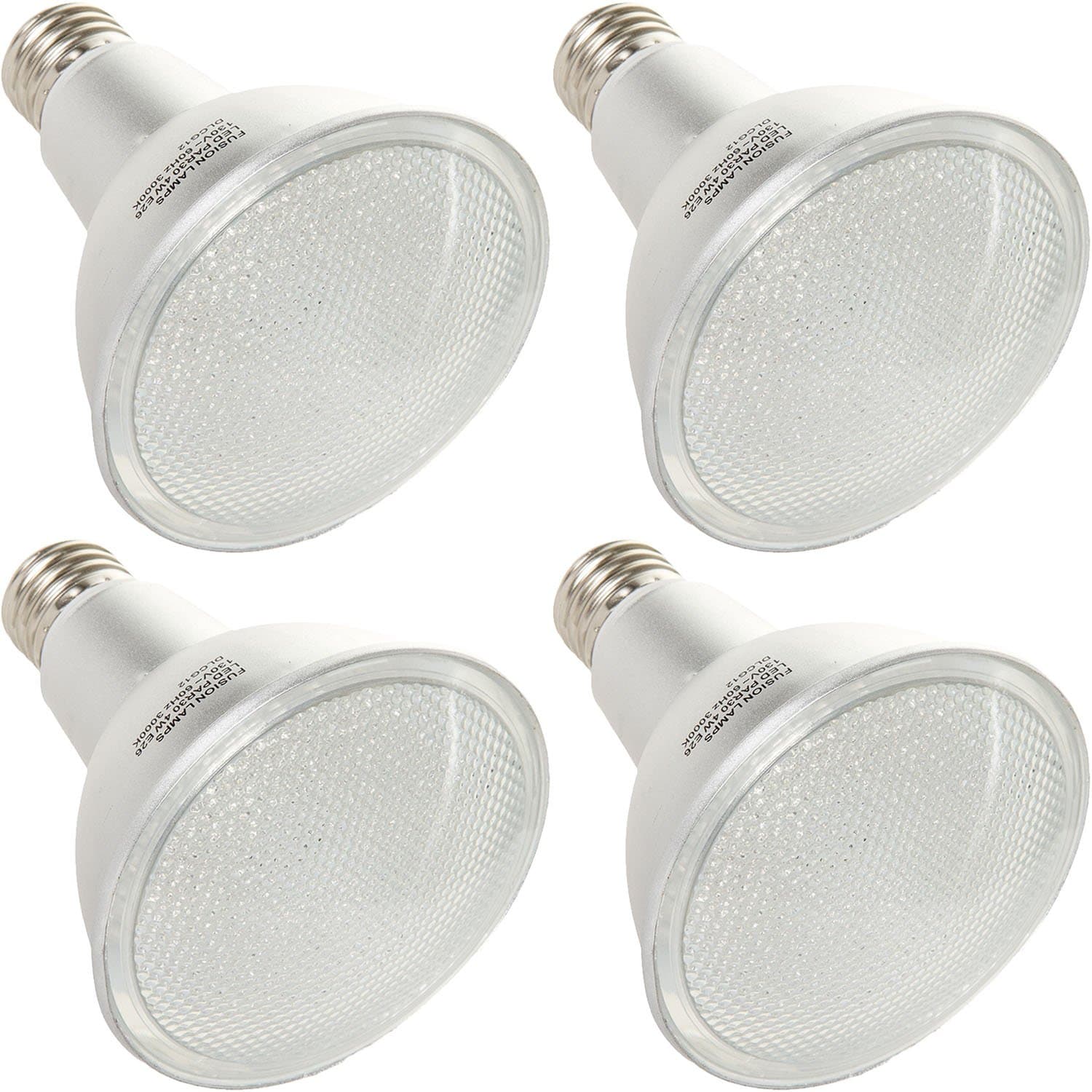 (4 Pack) Fusion Lamps 3000K PAR30 4W LED Light Bulb (3000K)