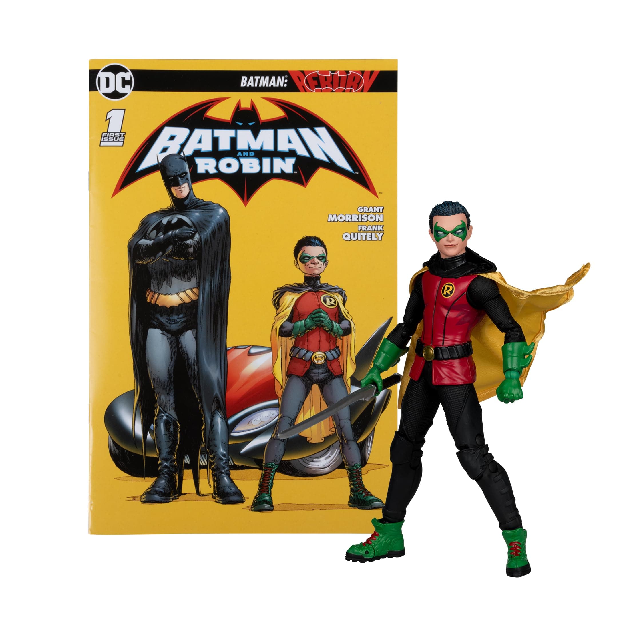McFarlane Toys - DC Direct Page Punchers Robin (Batman: Reborn) 7in Figure with Comic