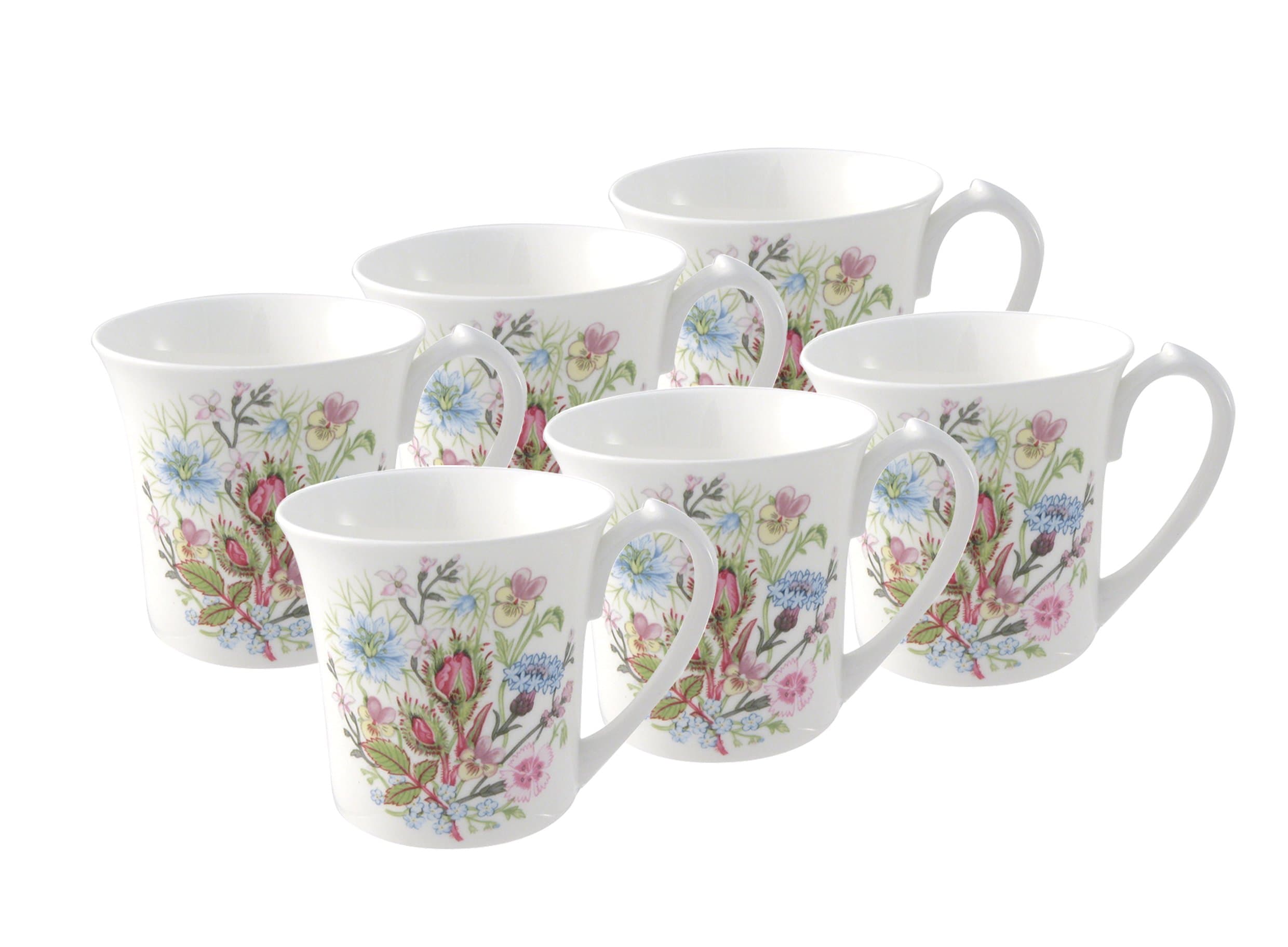 Aynsley Wild Tudor Box of 6 York Mugs