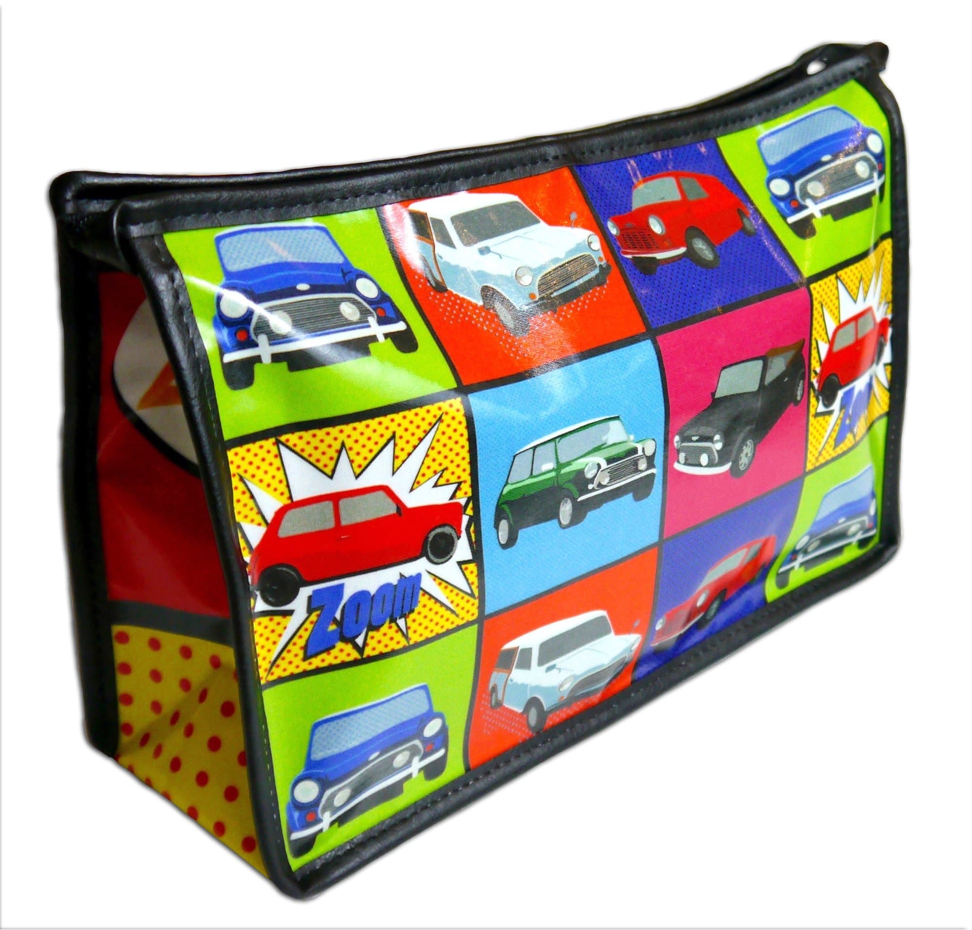 Mini Cooper pop Art Inspired Toiletry wash Bag