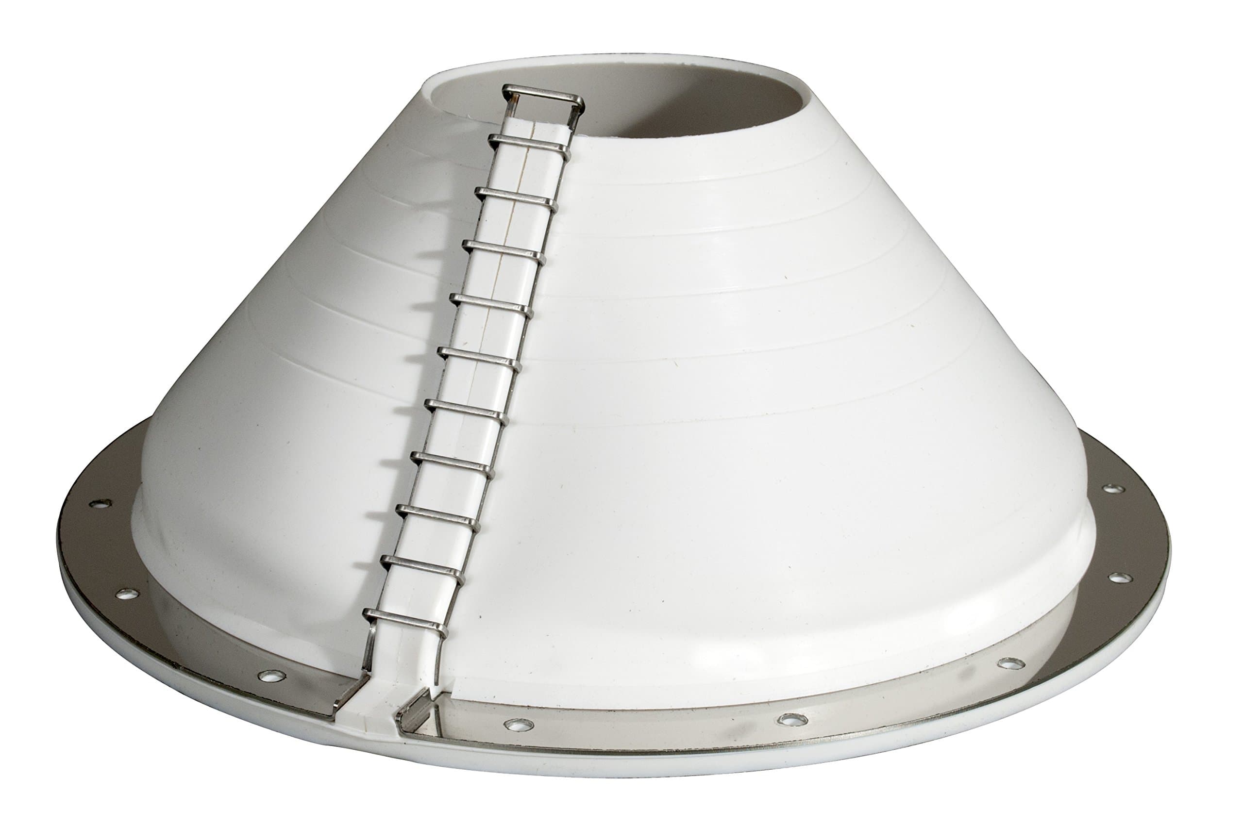 Pipetite PTR9-000 White Silicone Wall Boot for Wiring and Tubing