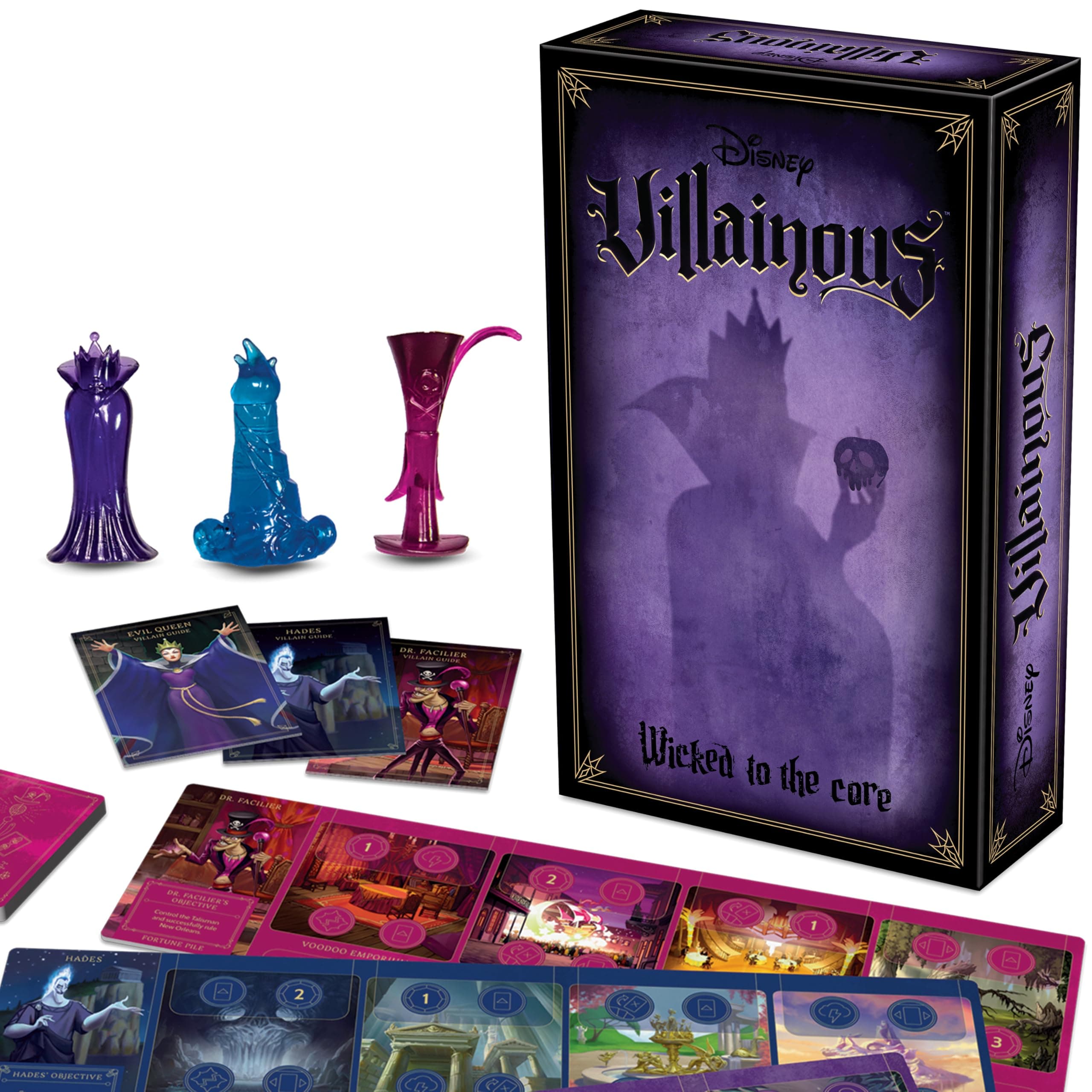 Disney Villainous: Wicked To The Core Strategy Board Game | For Ages 10 & Up | Stand-Alone & Expandable | 2019 Toy of The Year Award Winner
