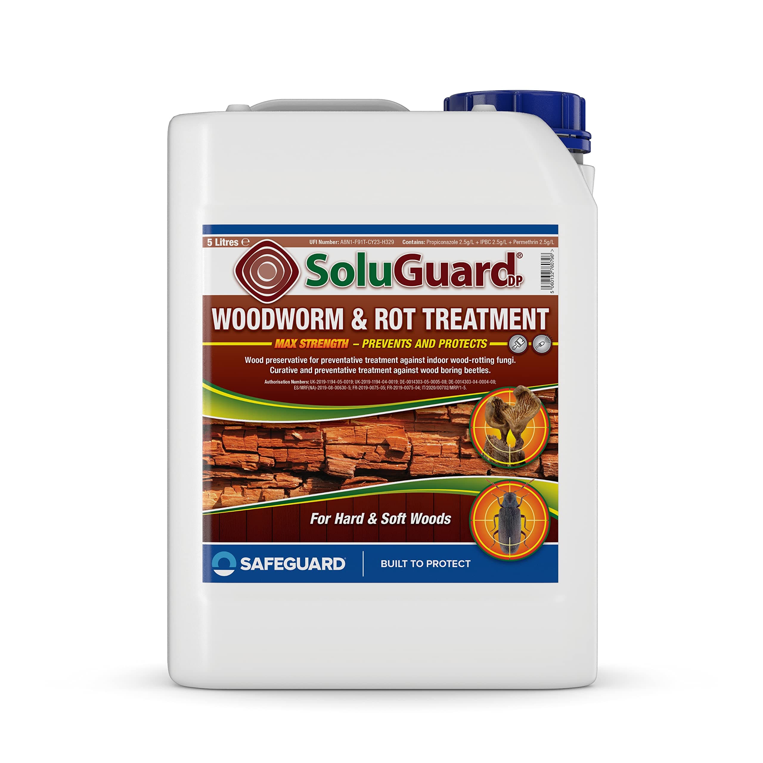 Soluguard Woodworm & Rot Treatment 5L