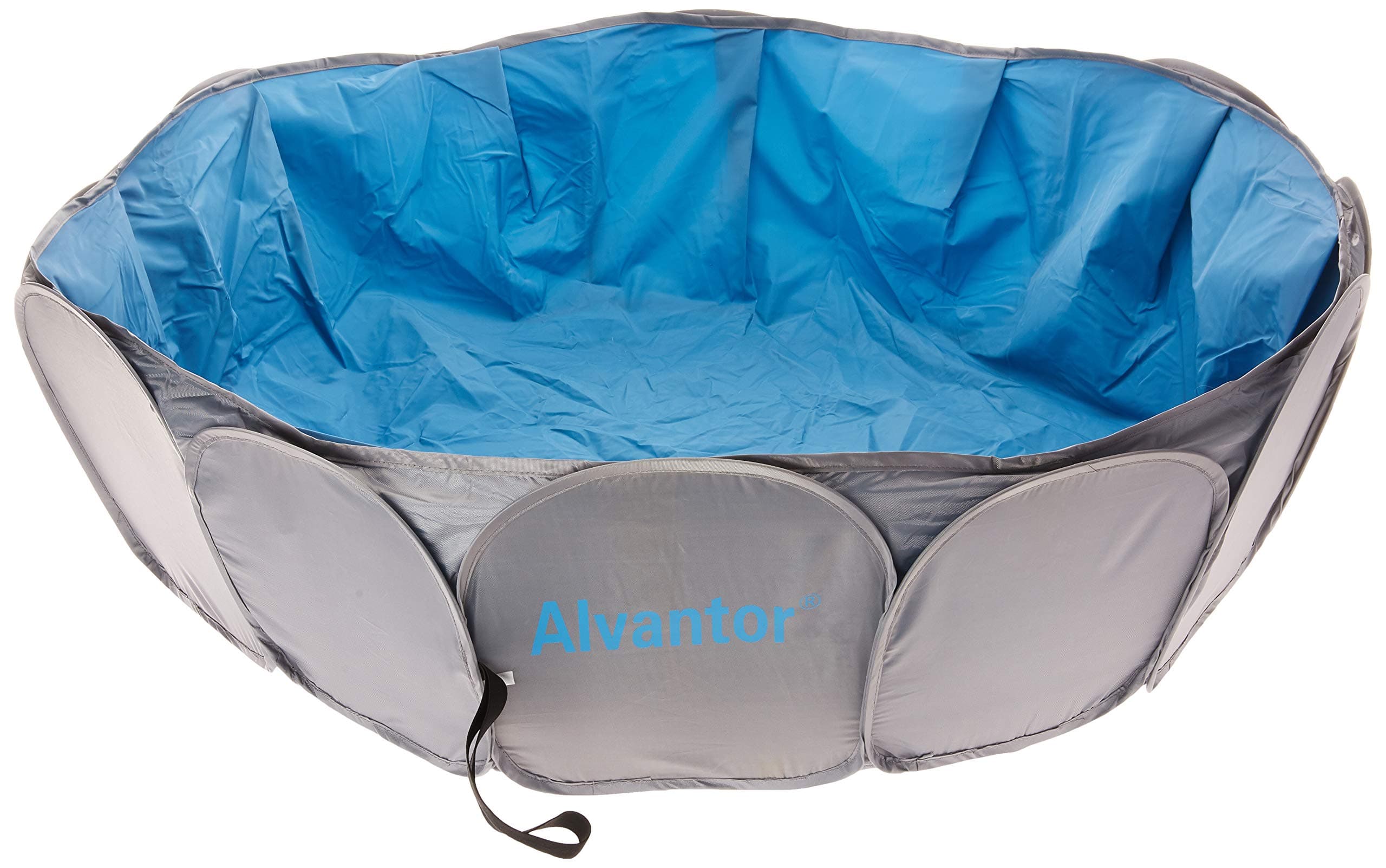 Alvantor Pet Foldable Swimming Pool Cat Puppy Shower Spa Dog Bathing Tub Kiddie Pools Portable Indoor Outdoor Pond Ball Pit 42" x12 Patent Pending