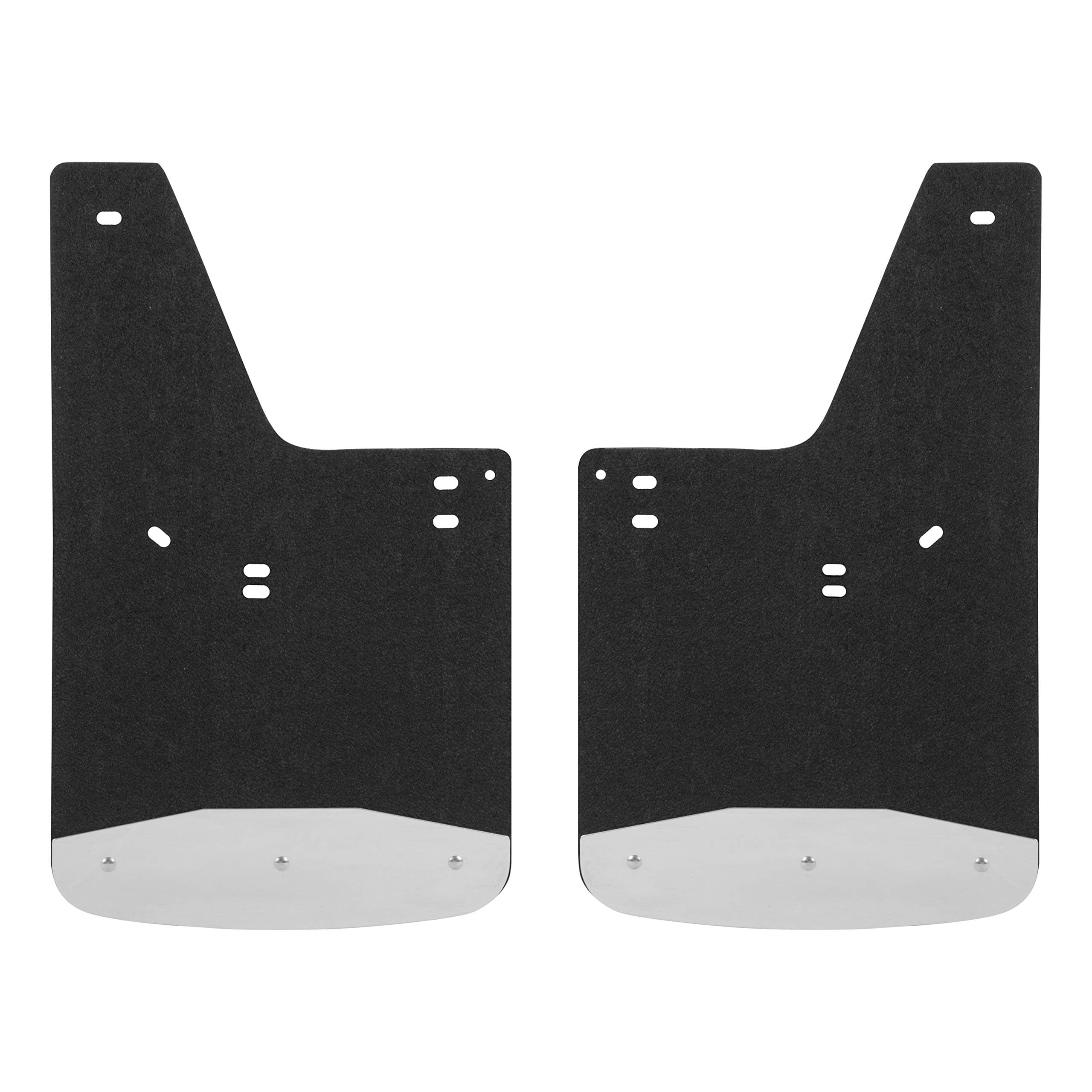 LUVERNE251520 Front or Rear 12-Inch x 20-Inch Textured Rubber Mud Guards, Select Ford F-150 , Black