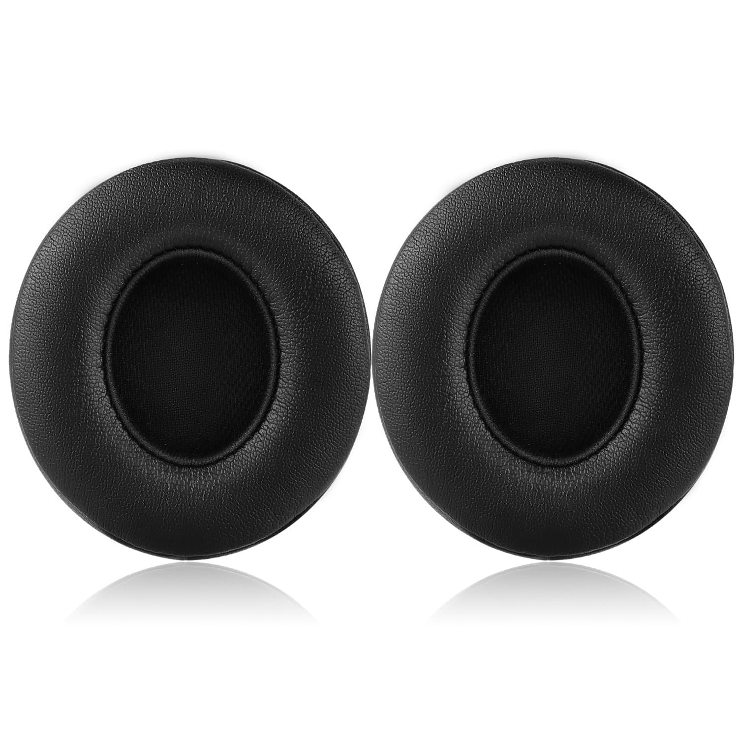 Solo 2/3 Wireless Earpads - JECOBB Replacement Ear Cushion Pads with Protein Leather and Memory Foam for Beats Solo 2.0/3.0 Wireless On Ear Headphones ONLY (Black)