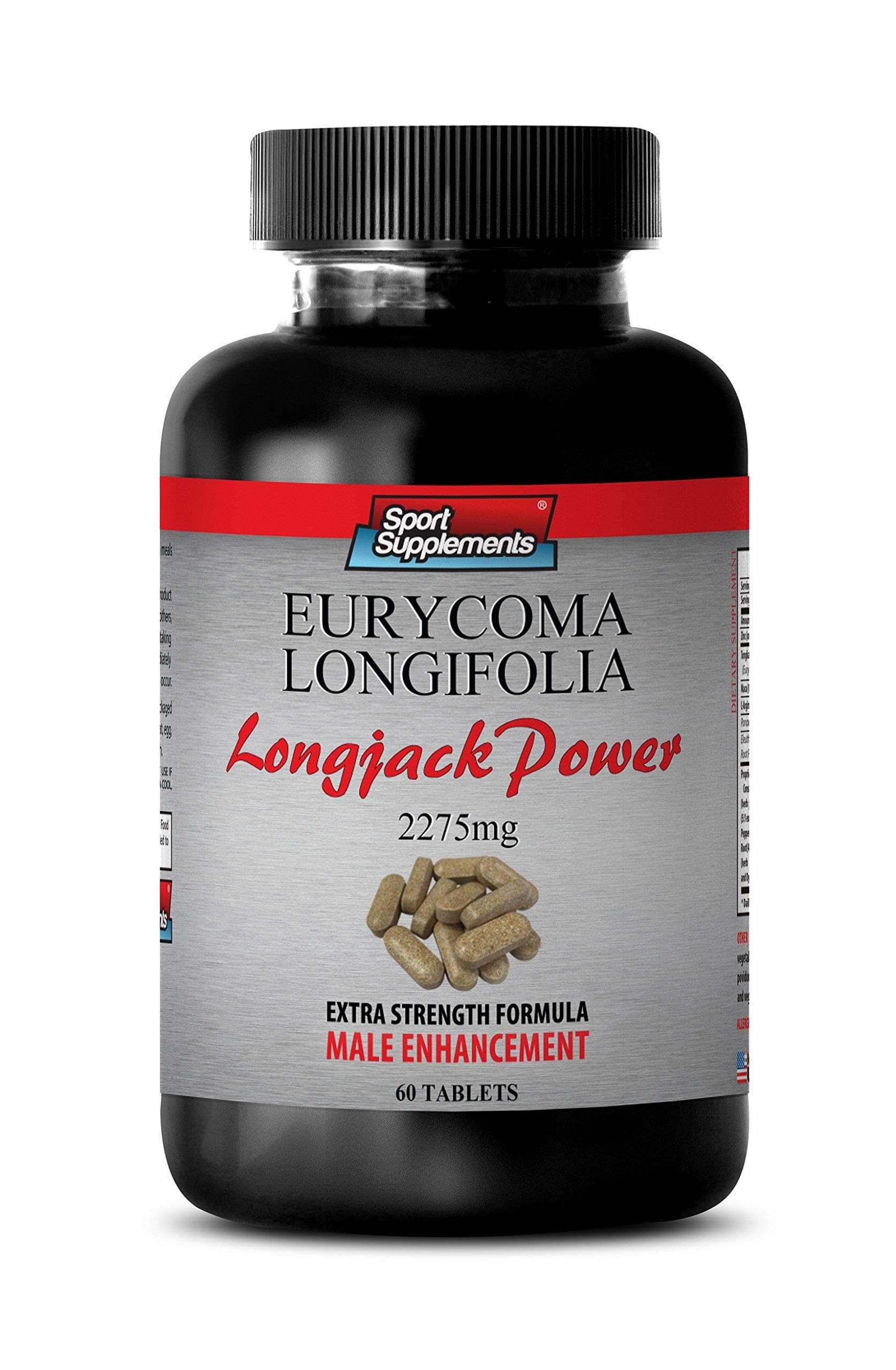 Eurycoma Longifolia Jack - Longjack Power Eurycoma Longifolia 2275mg - Desire Enhancer for Men (1 Bottle - 60 Tablets)