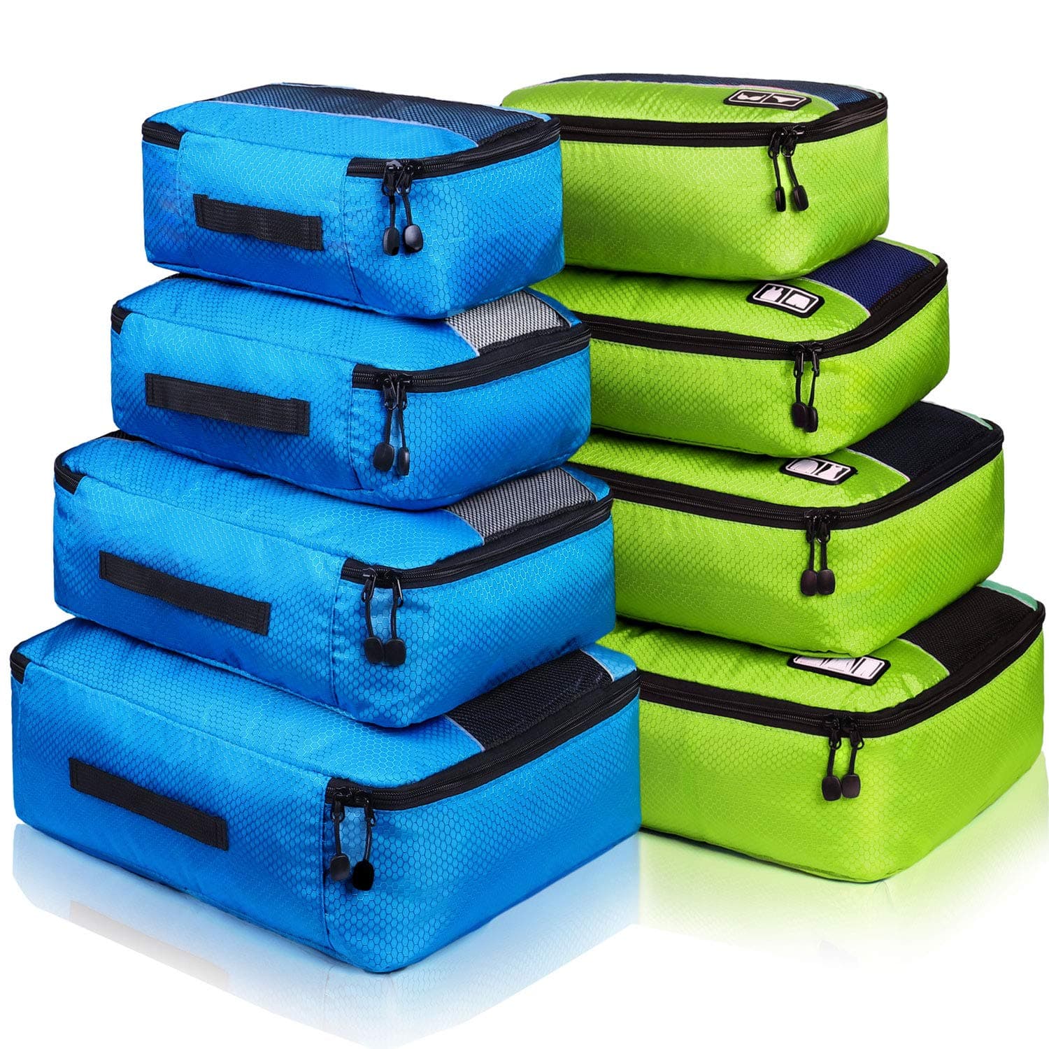 Packing Cubes Luggage Bags Organizer Durable Travel Accessories With Clothing Label