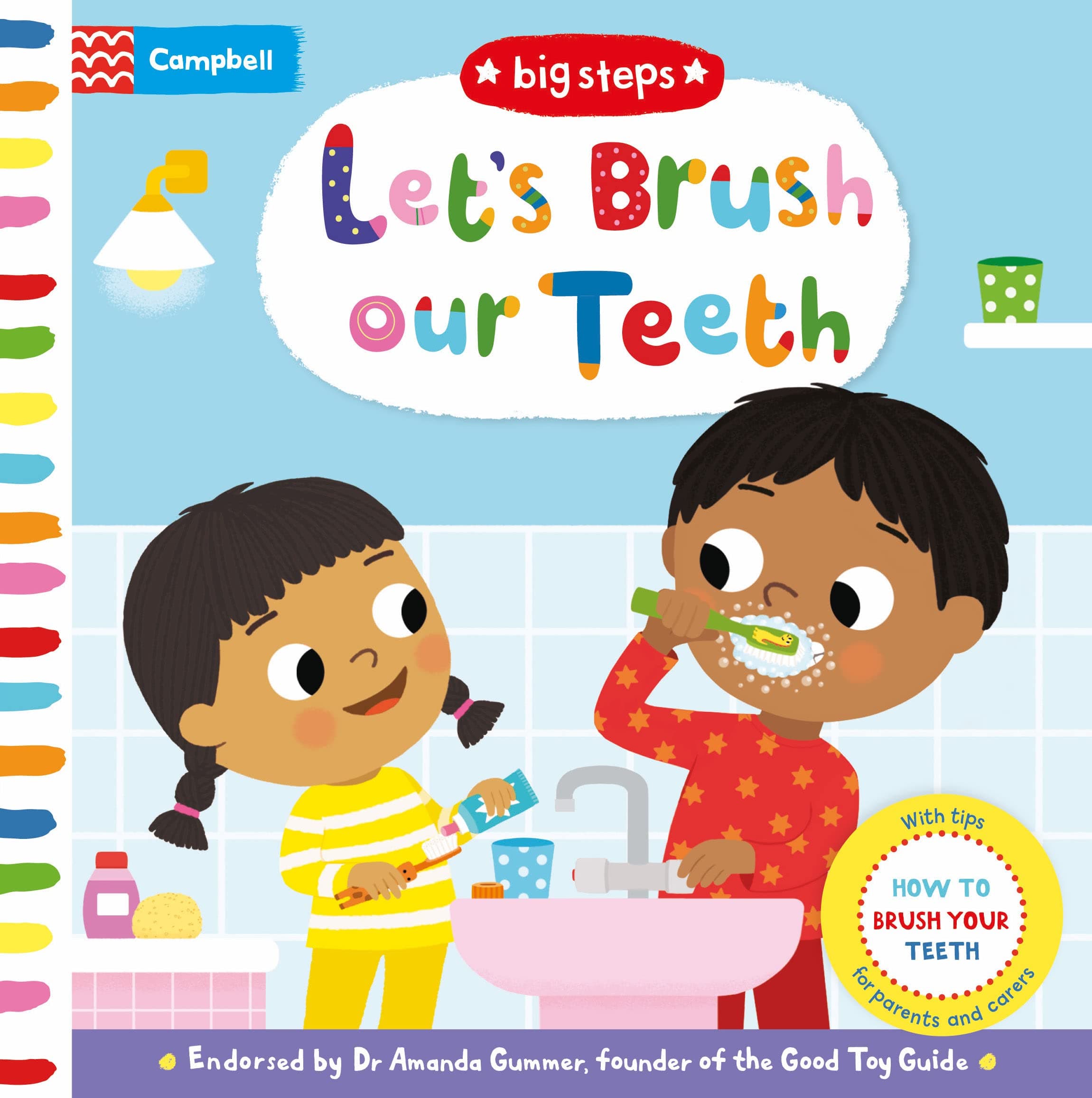 Let's Brush our Teeth: With helpful tips for toothbrushing (Campbell Big Steps, 11) Board book – 18 Aug. 2022