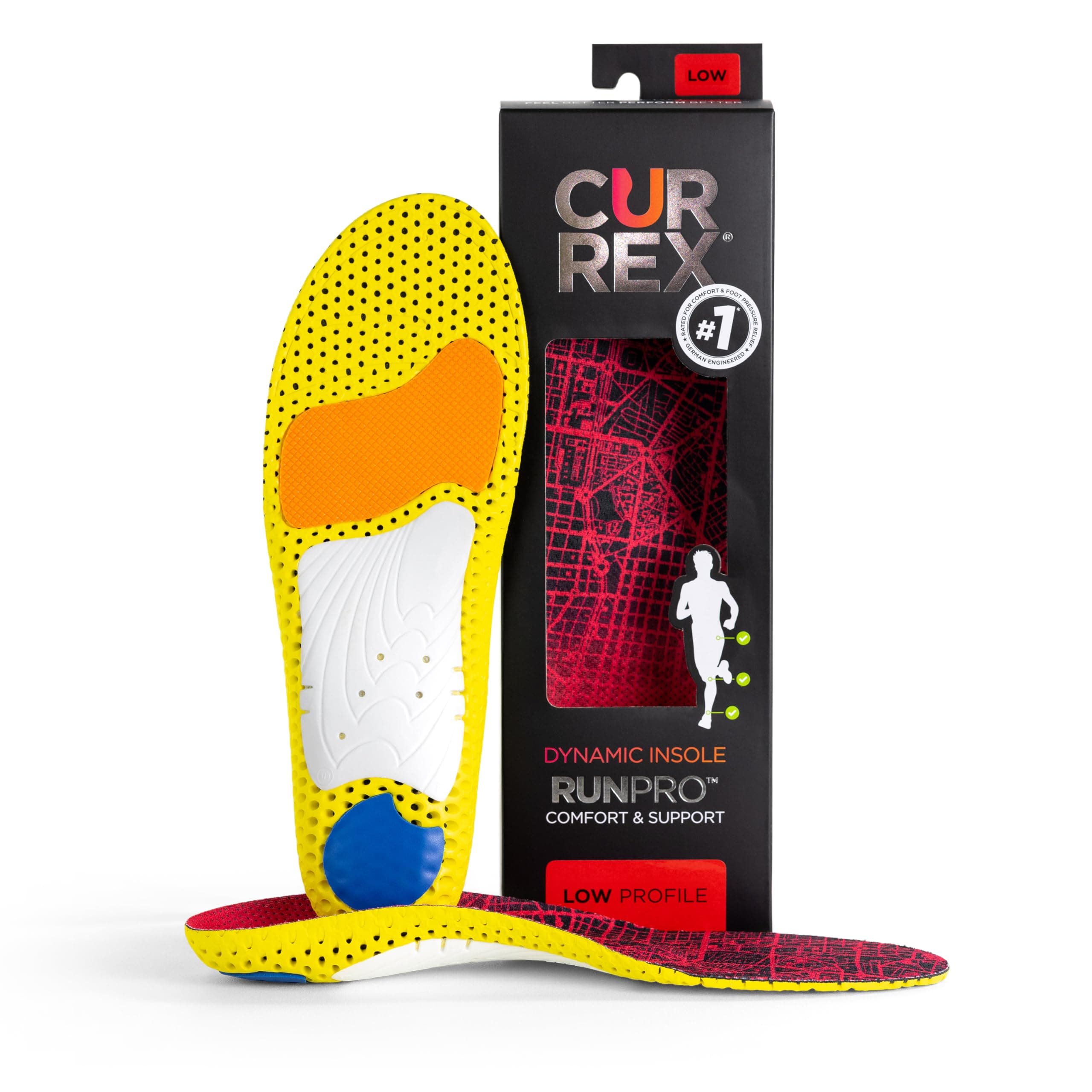RunPro Insole - Dynamic Insole for Sport, Running and Leisure - Discover Your Insole for a new Dimension of Running