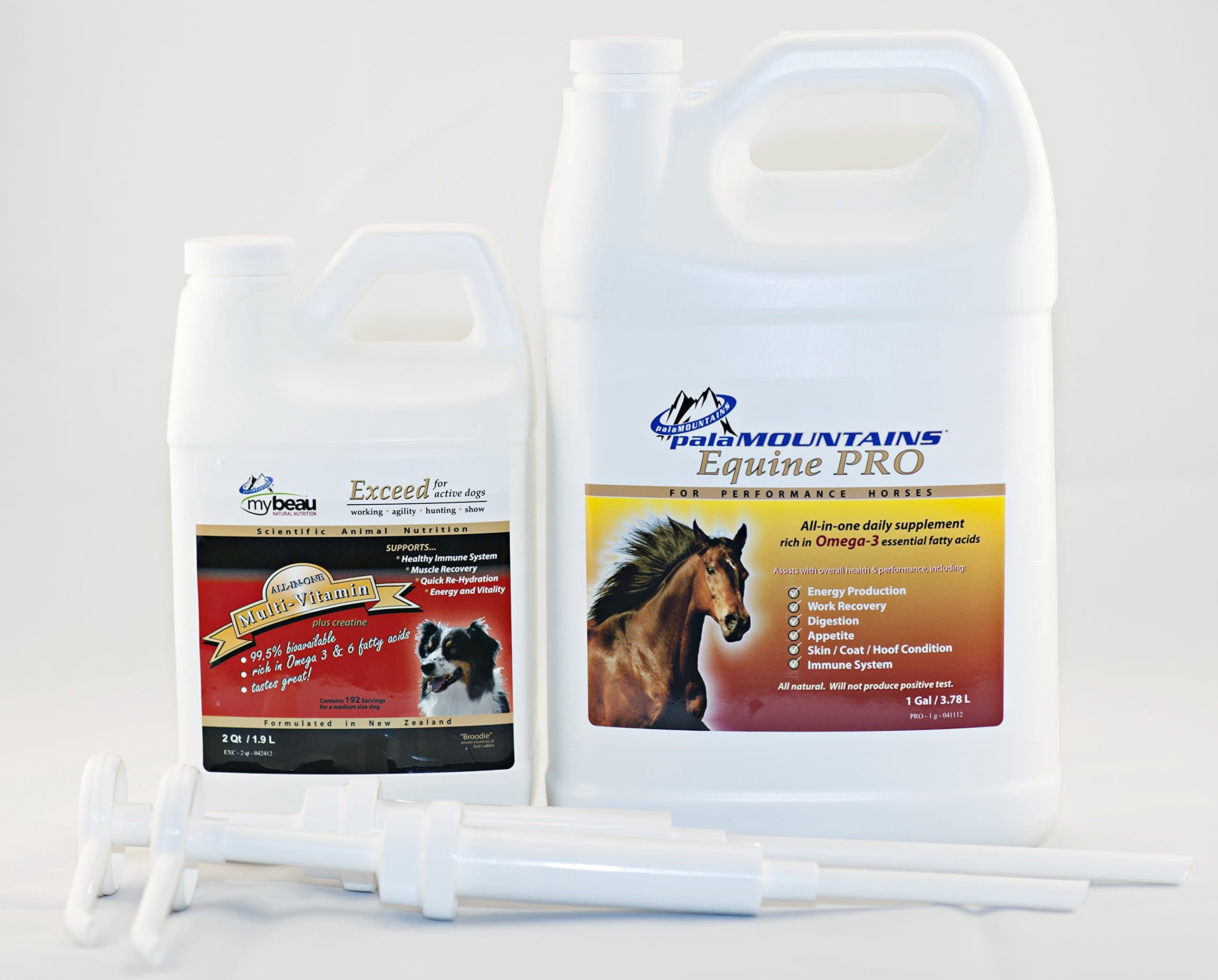 MyBeau & palaMOUNTAINS Companion Package D with Dog Exceed and Equine Pro Supplements