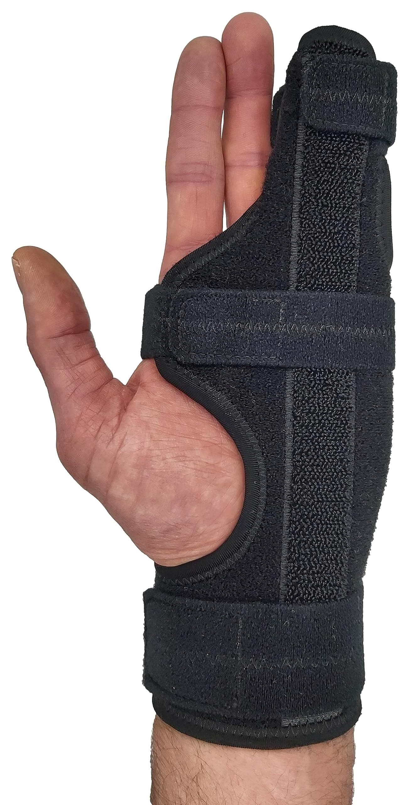 Metacarpal Finger Splint Hand Brace | Pinky Finger Splint For Boxer Fractures, Broken Ring Finger | Little Finger Cast, Trigger Finger Immobilizer Straightener Ulnar Gutter Splints Support | LEFT L/XL