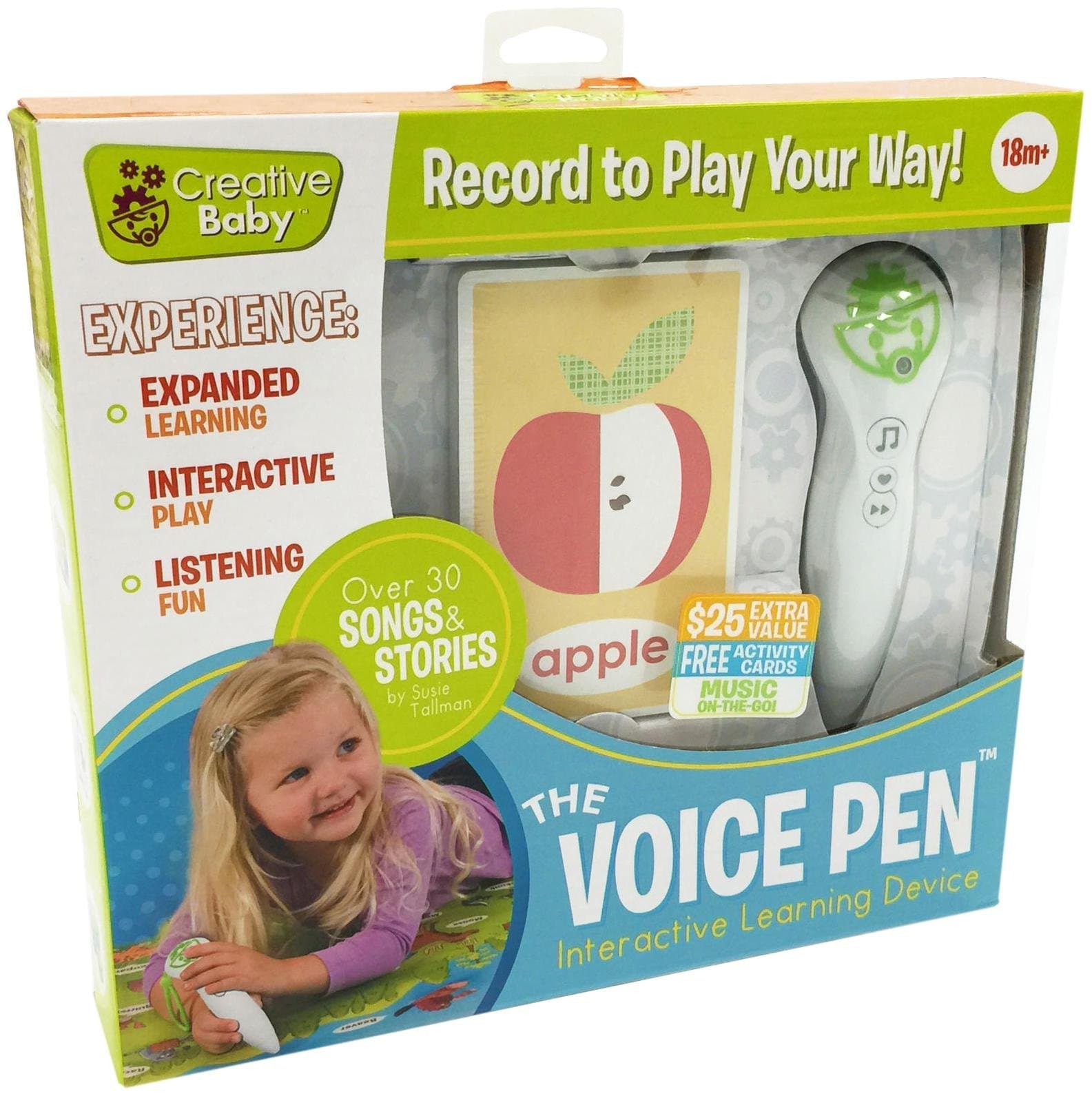 Creative Baby Voice Pen with Interactive Flash Cards