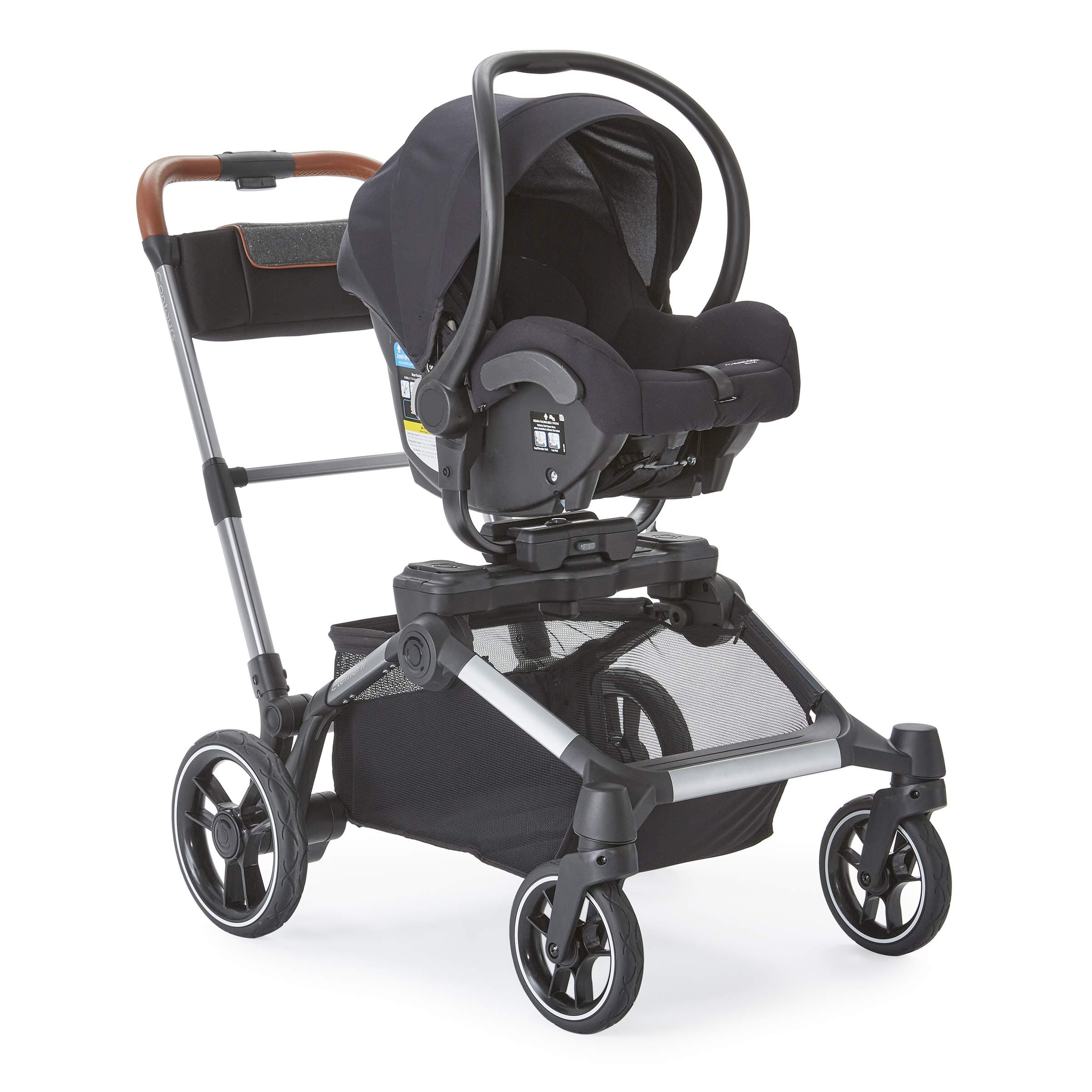 Infant Car Seat Adapter Accessory, Exclusive Compatibility with Element Baby Stroller, Fits Select Cybex, Maxi-COSI and Nuna Models, Check Compatibility Prior to Purchase, Black