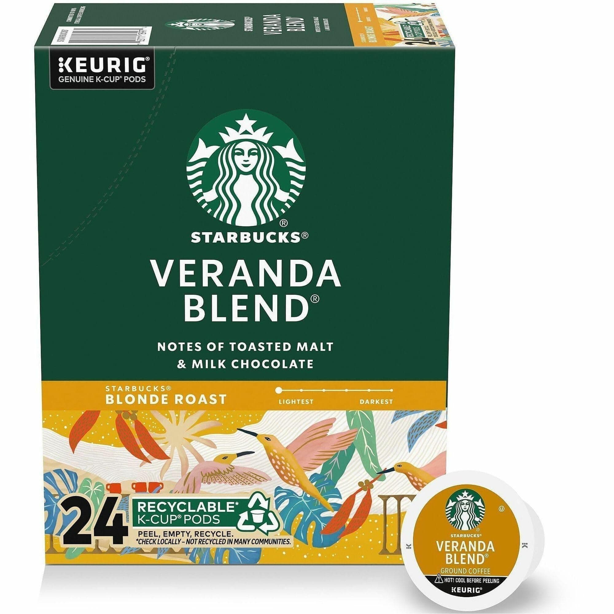 Starbucks® Single-Serve Coffee K-Cup®, Veranda Blend, Carton Of 24