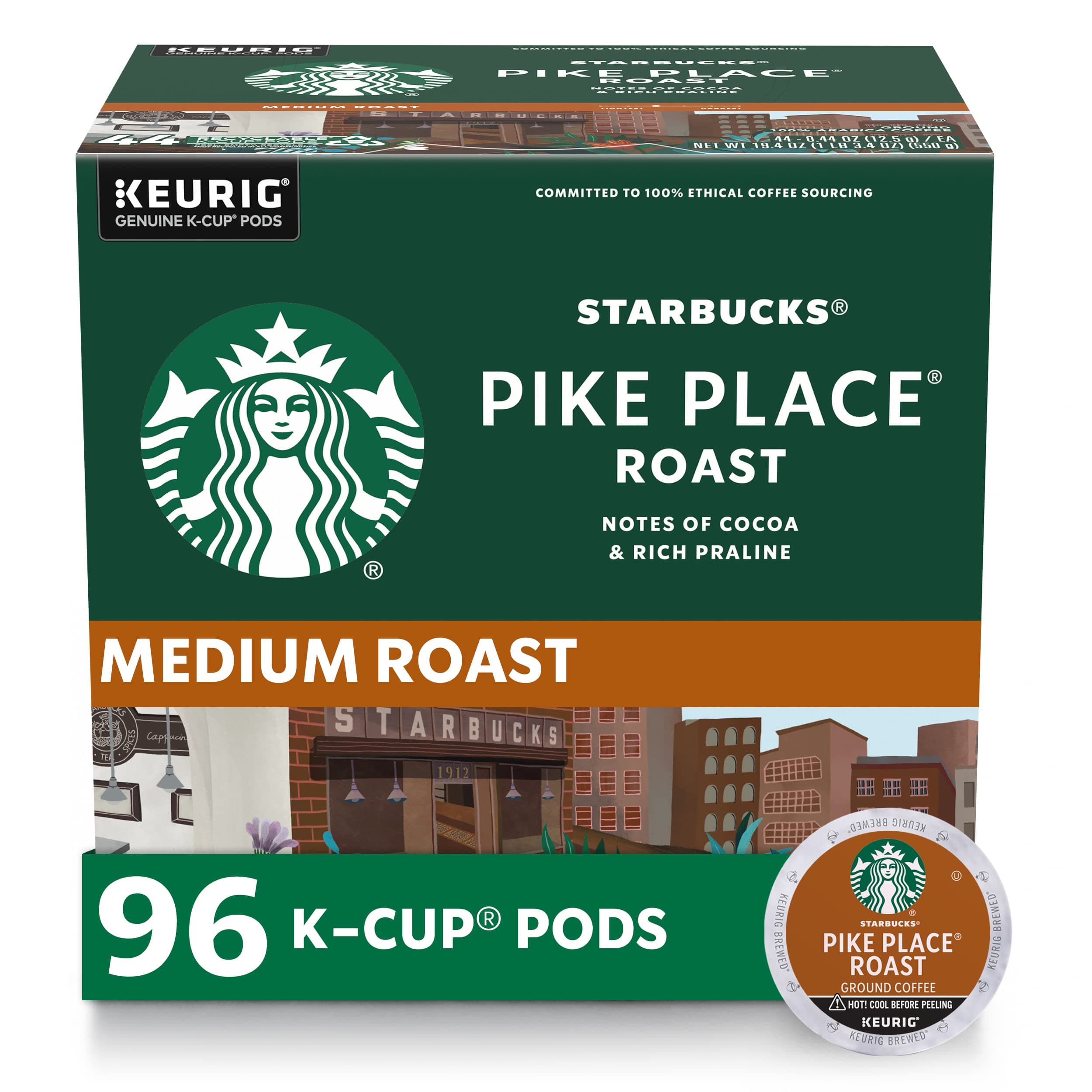 Starbucks ブレックファスト・ブレンドコーヒー K-カップ Keurig ブリューアー用